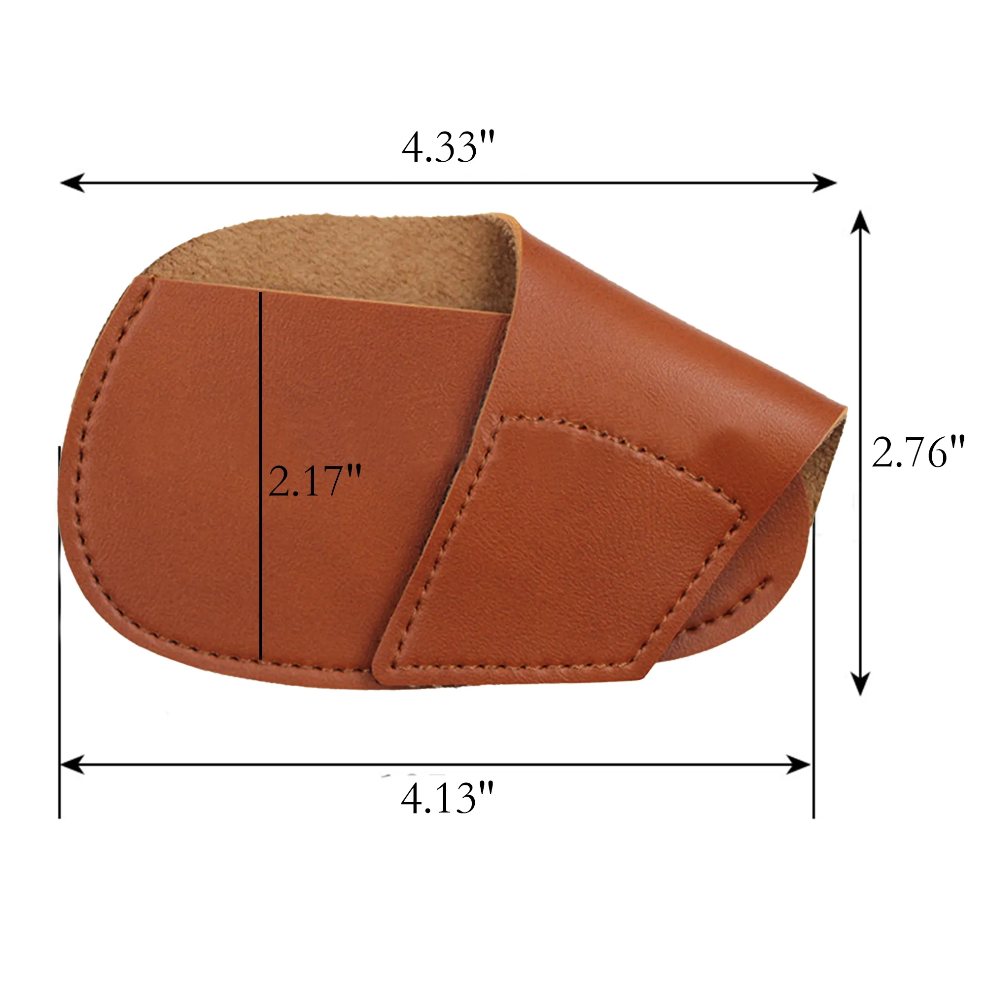 4.3" x 2.8" PU Leather  Golf Iron Head Cover. 7
