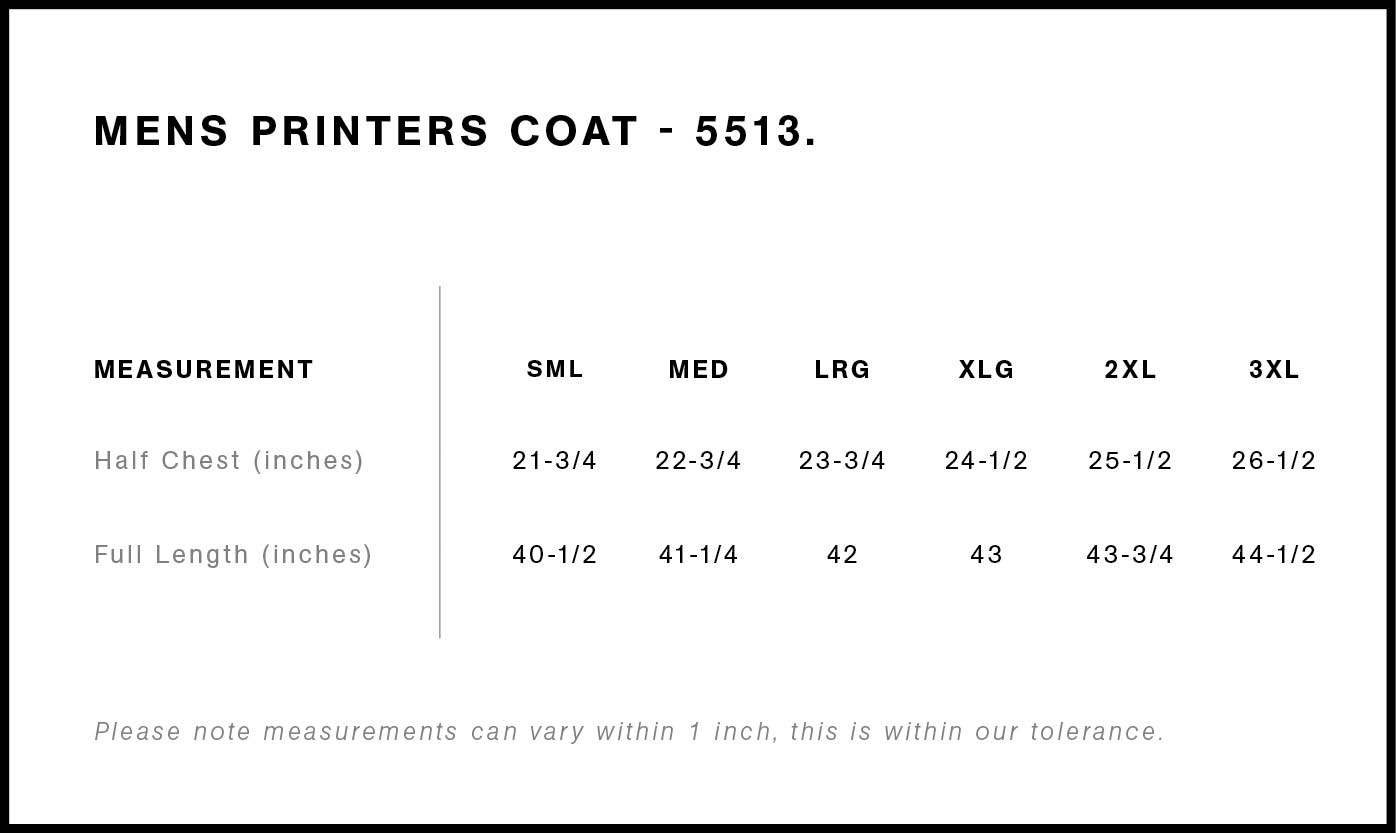 Printers Jacket | 5513 31
