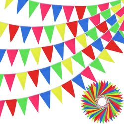 Colorful Pennant Flags Banner