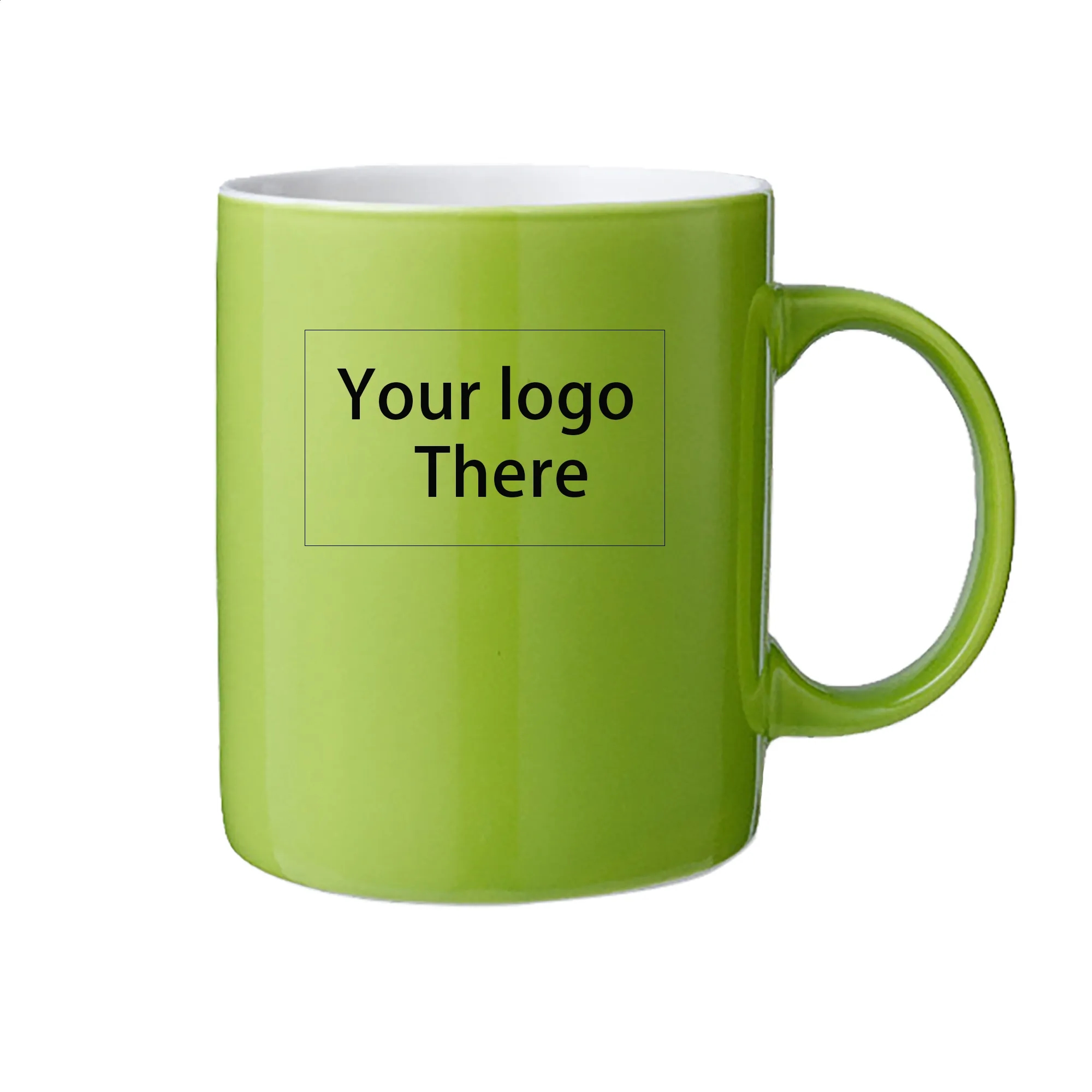 11.8OZ Classic Straight High-quality Ceramic Coca Coffee Mug 29
