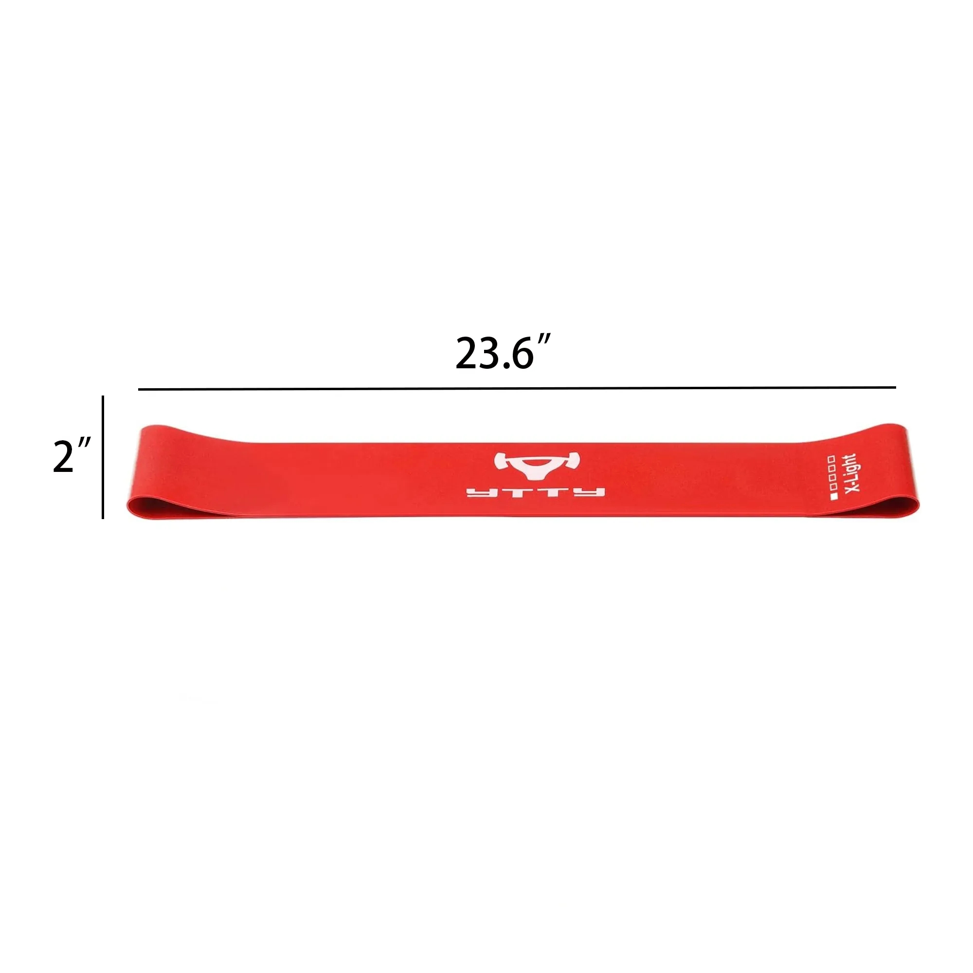 MOQ 50sets Set Of 5 TPE Yoga Training Resistance Bands 6