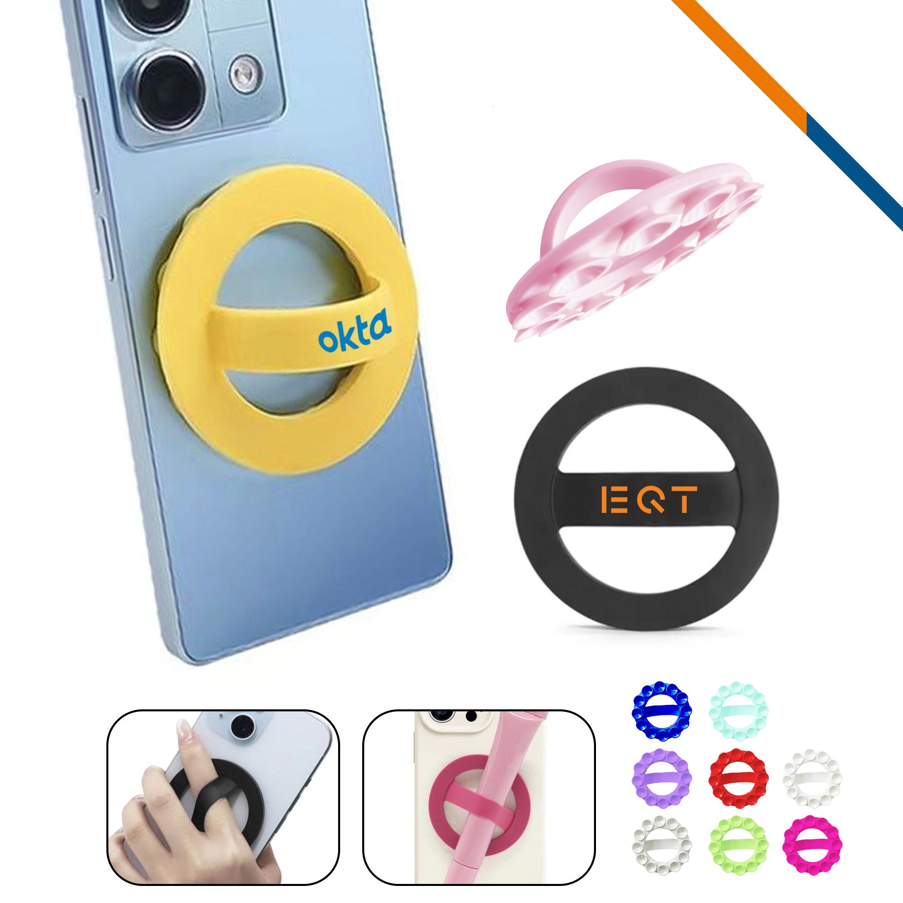 HoldDot Silicone Suction Phone Ring Grip