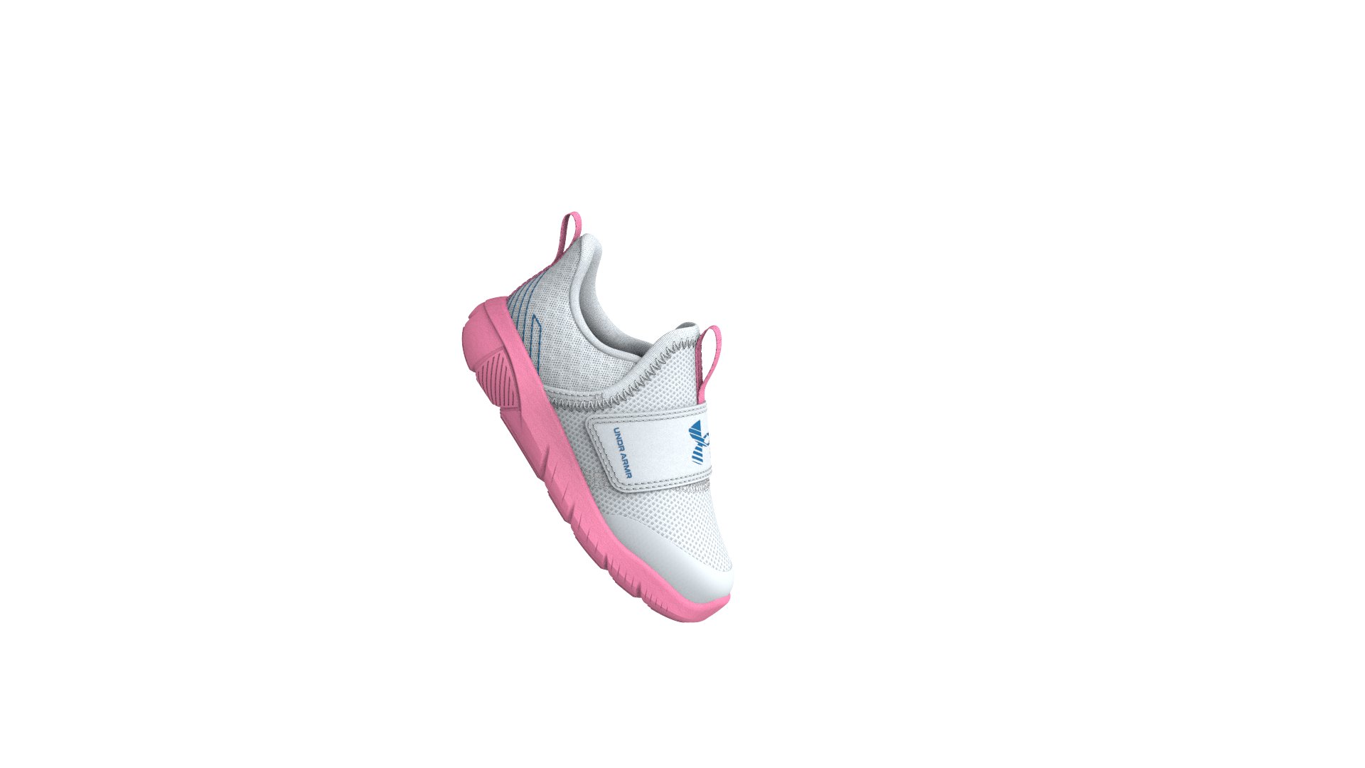 UA Flash Girls' Infant Running Shoes 6