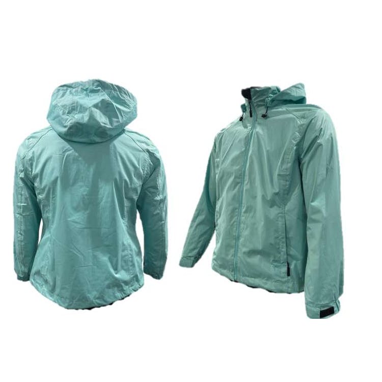 Ladies' Waterproof Full Zip Raincoats - Size Large