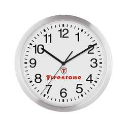 12" Slim Metal Wall Clock"