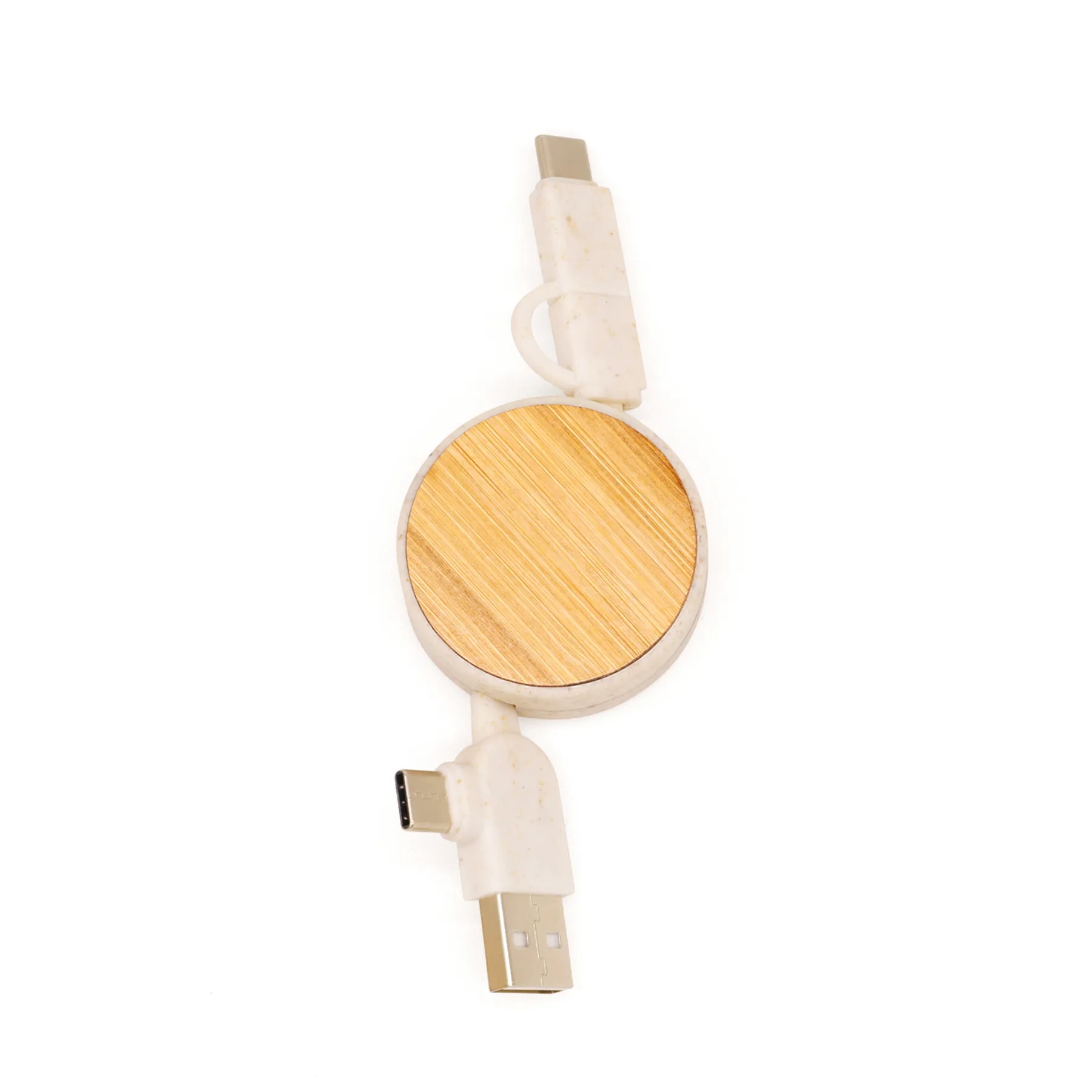 Straw Degradable Telescopic Data Cable 12