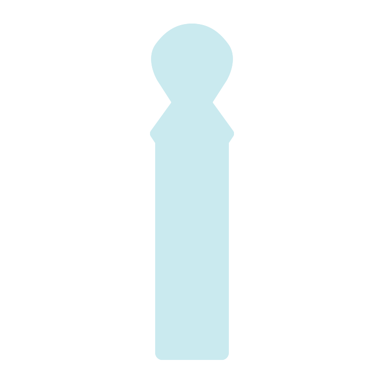 Cardstock Bookmark Stock Shape 24 pt - White 104
