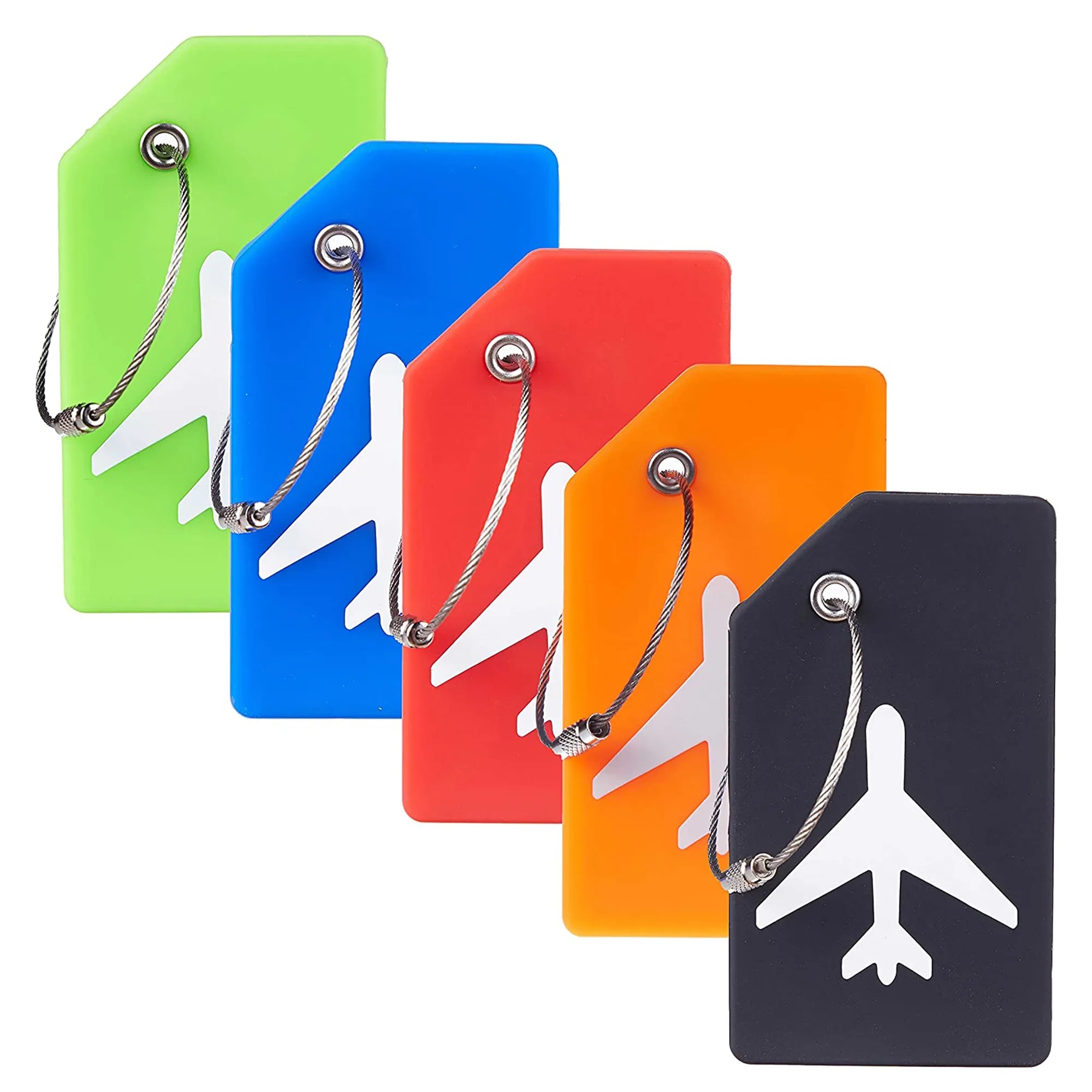 Silicone Luggage Tag with Name ID Card 7