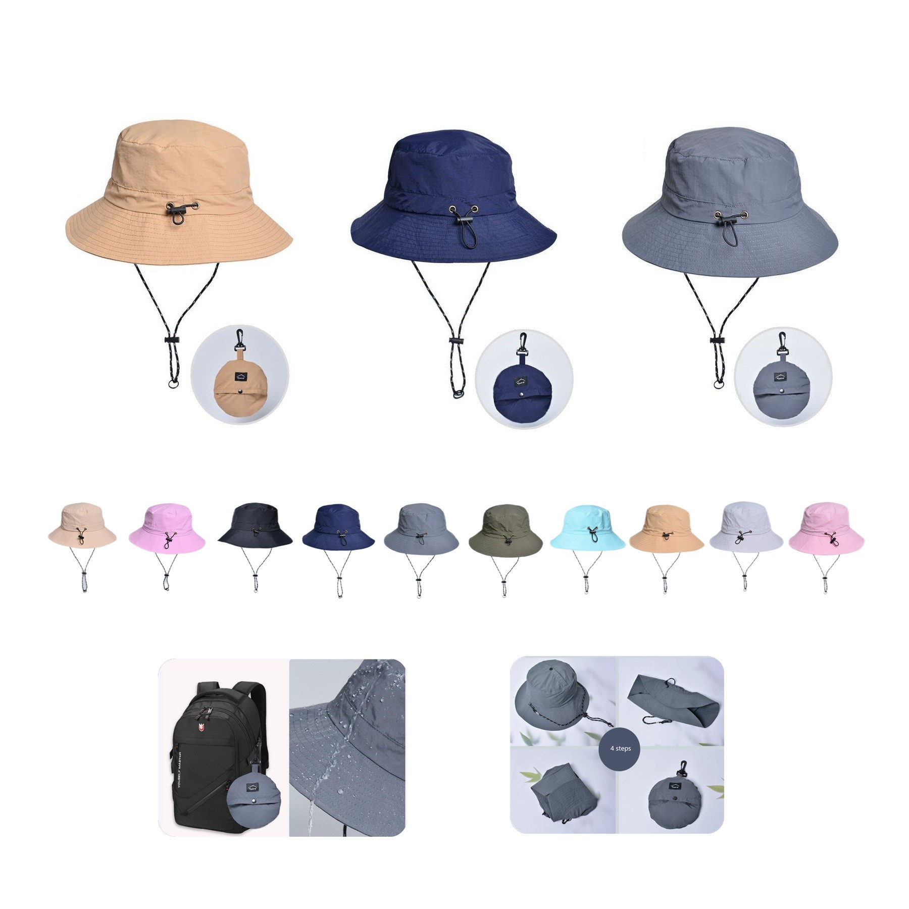 Foldable Bucket Hat