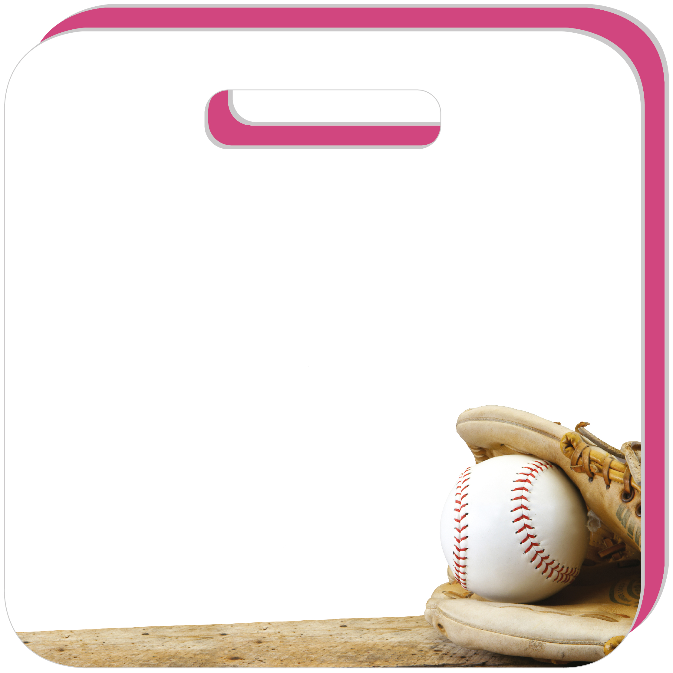 13.5" Sandwich Cushion Baseball 50