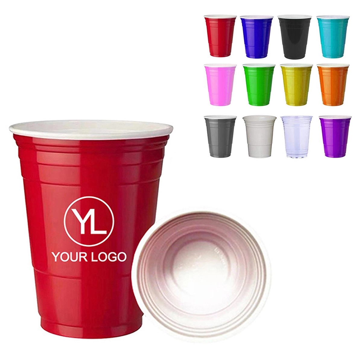 16 oz. Disposable Plastic Double Wall Party Cup - DPUKR0157 | Catchfire  Marketing