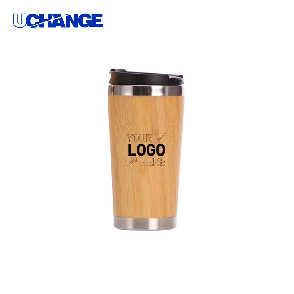 16oz Bamboo Travel Insulated Mug