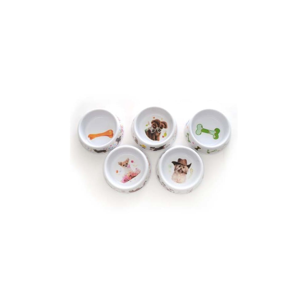 Melamine Dog Bowls - Assorted 3