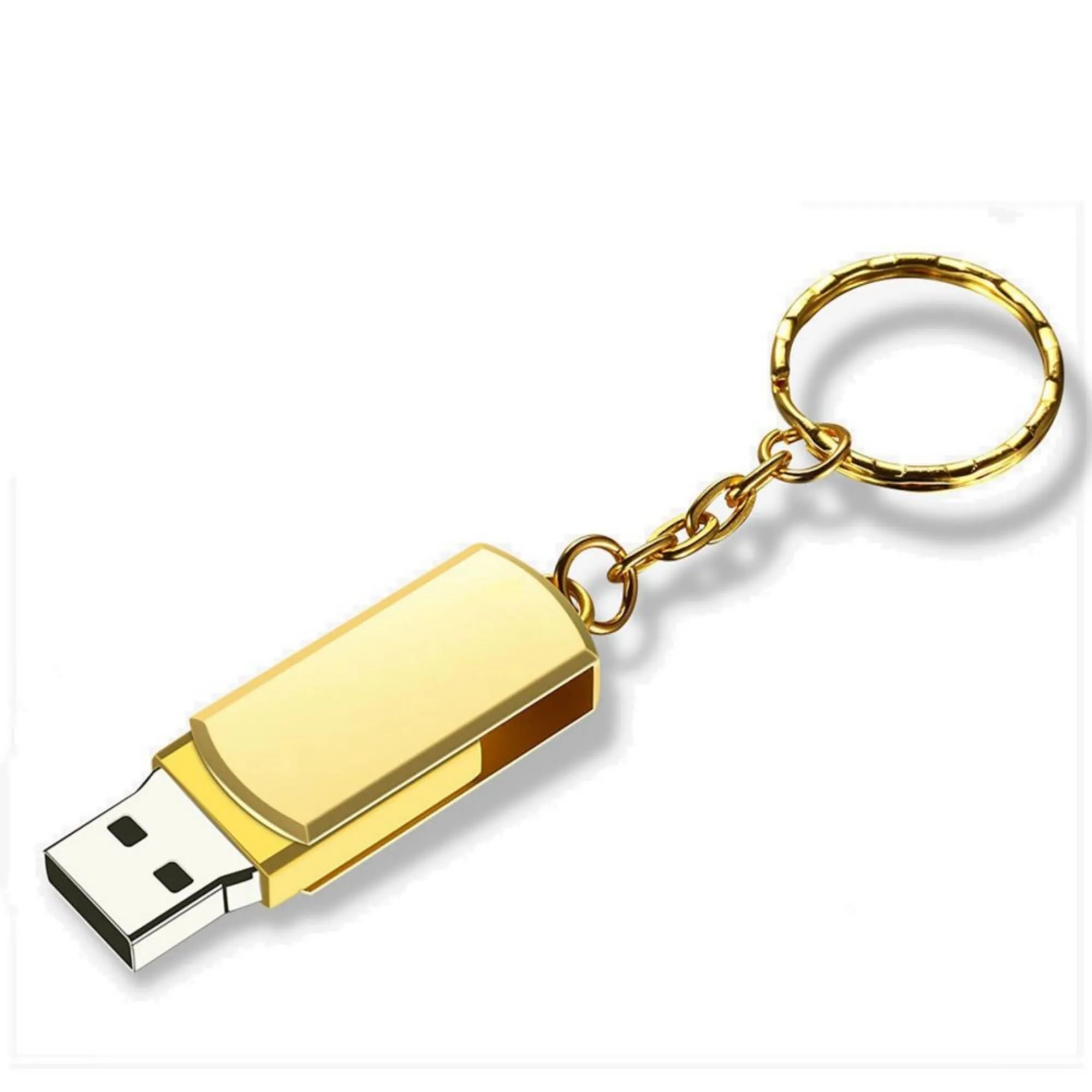 Metal 8 GB Swivel USB Flash Drives 8