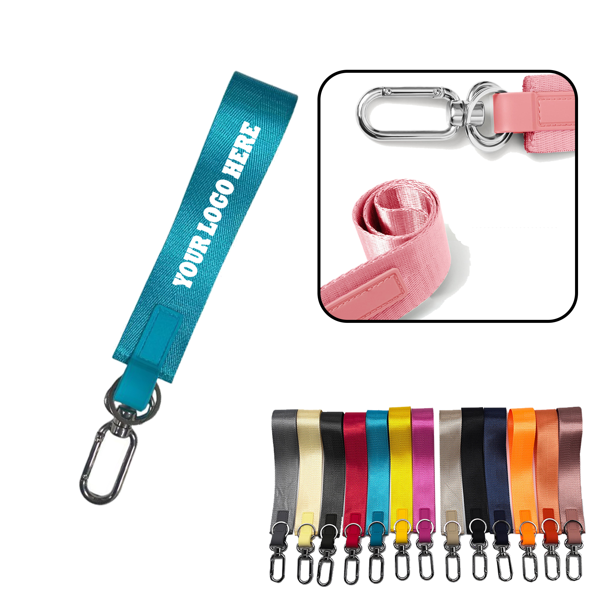 MOQ 20 PCS Custom Wrist Lanyard