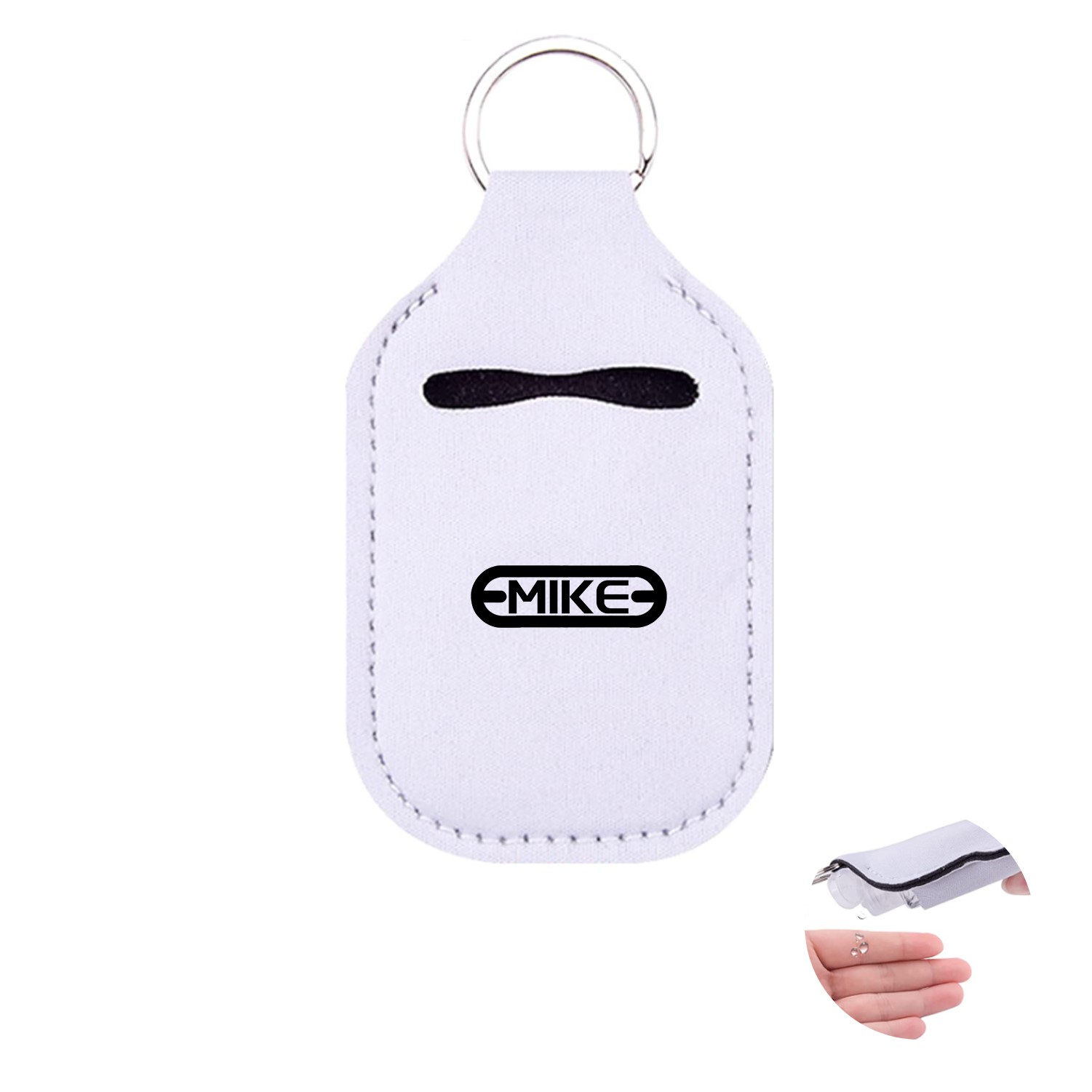 Portable Hand Sanitizer Keychain Holders