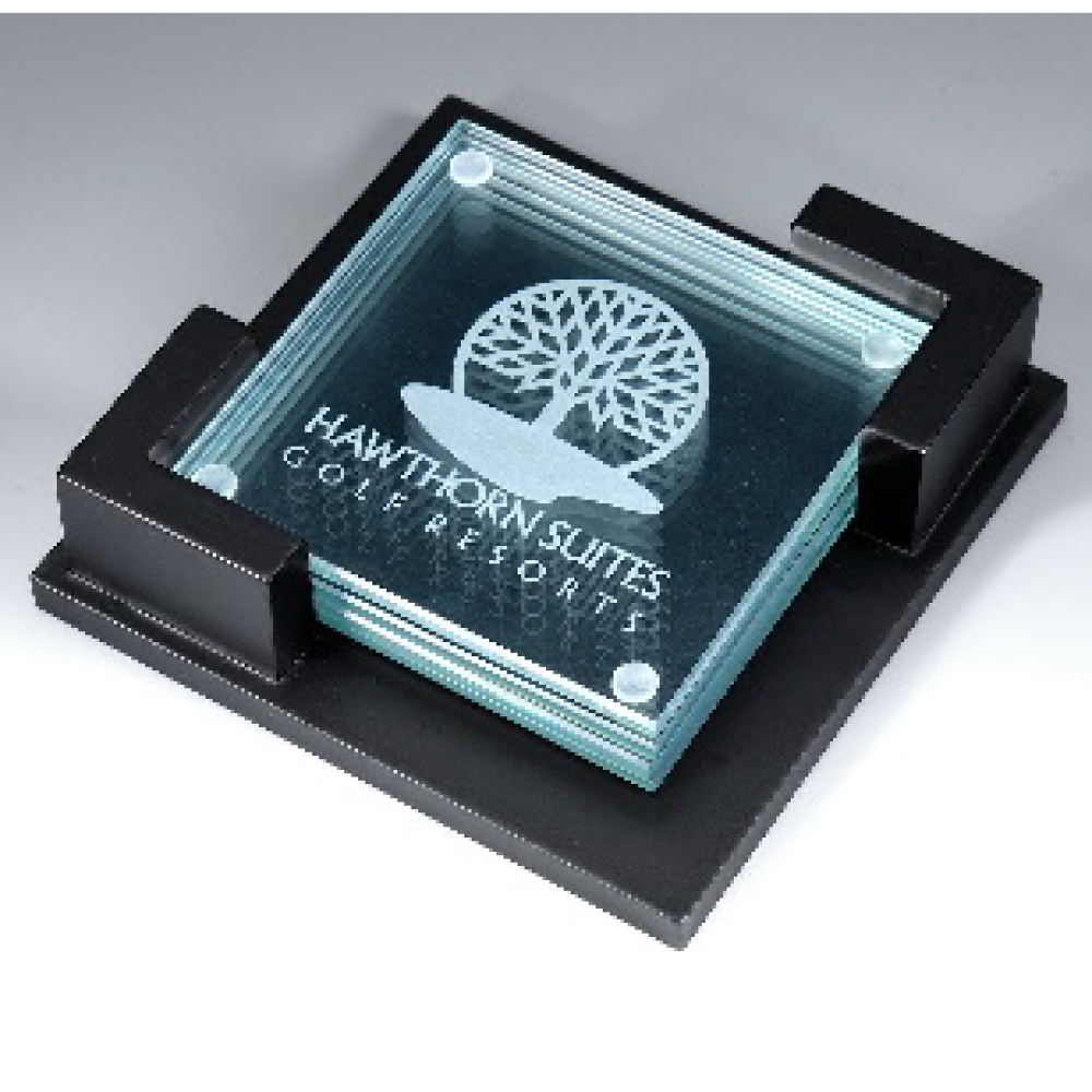 glass coaster holder