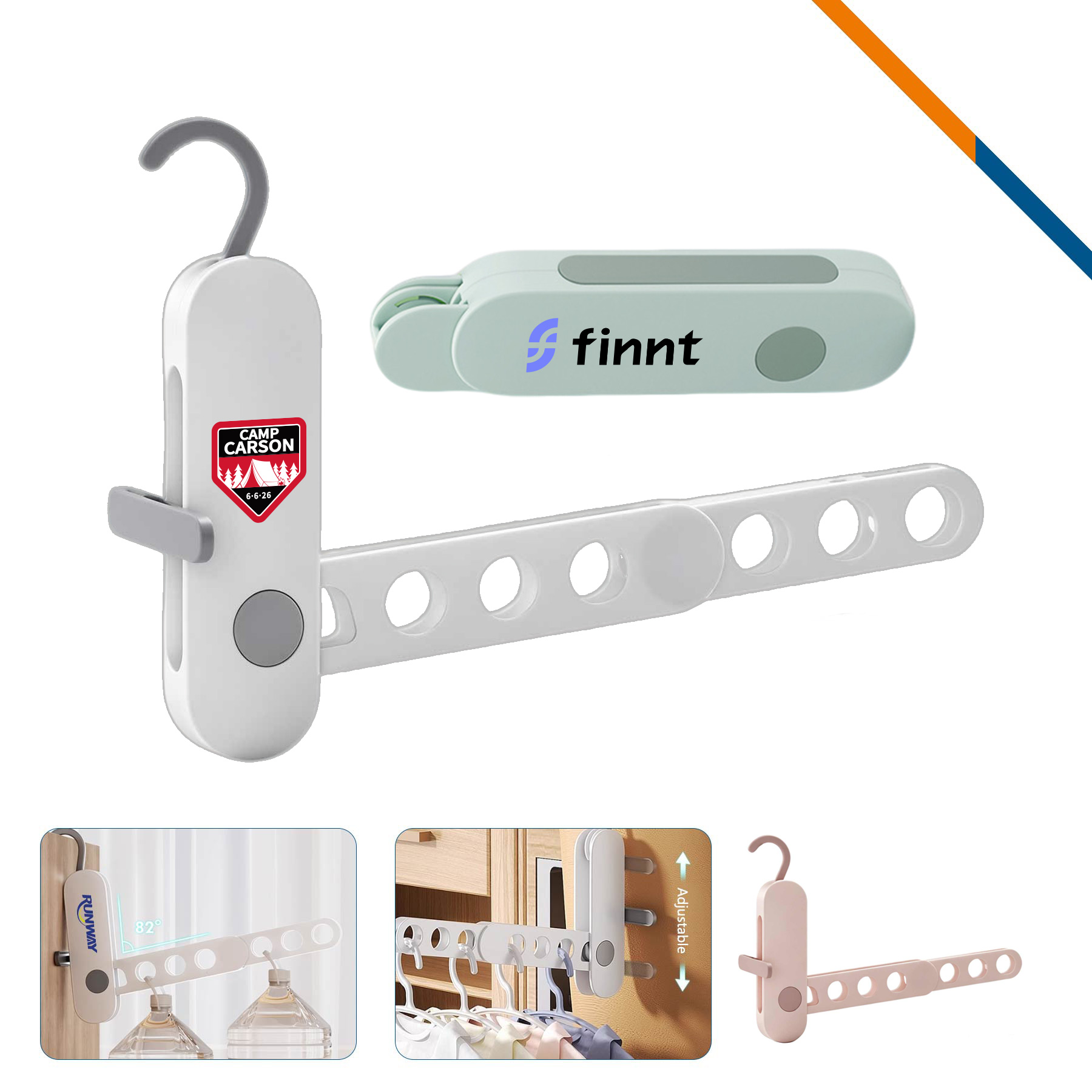 PortHang Folding Travel Clothes Hanger