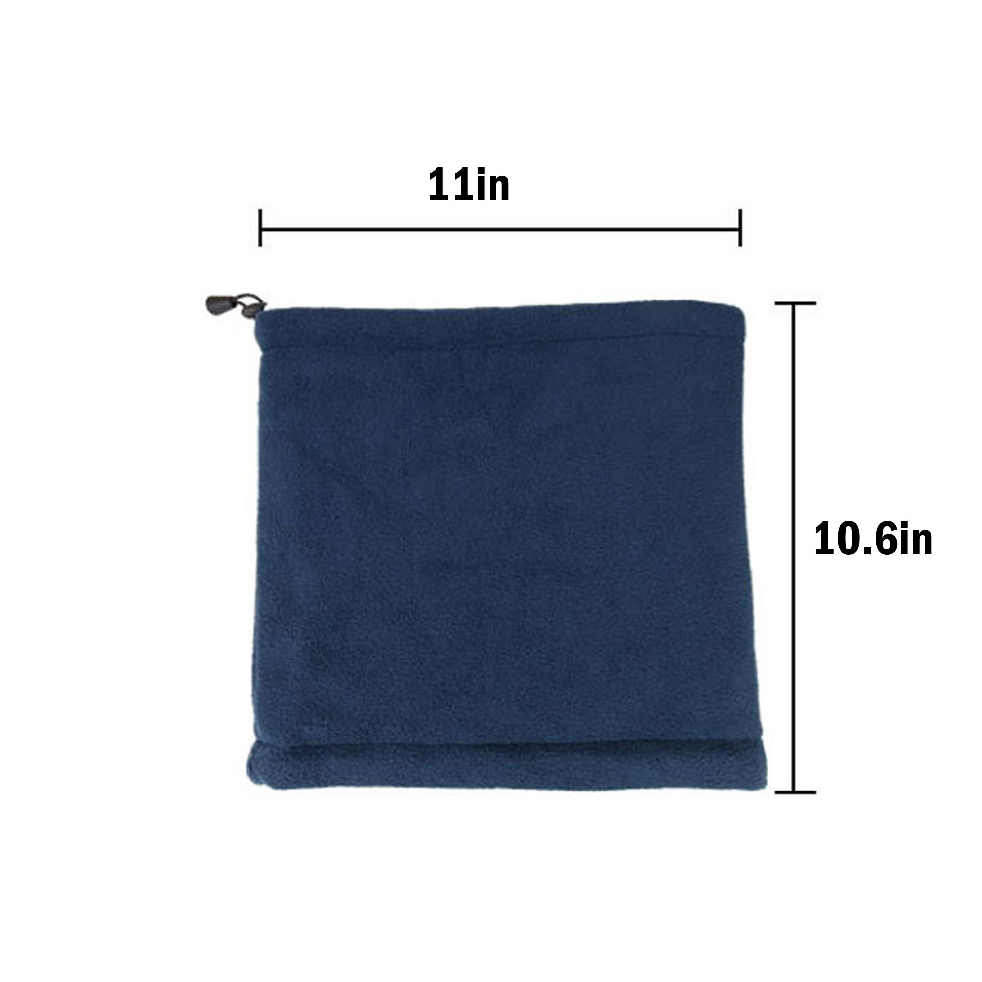 Adjustable Fleece Neck Warmer with Drawstring 15
