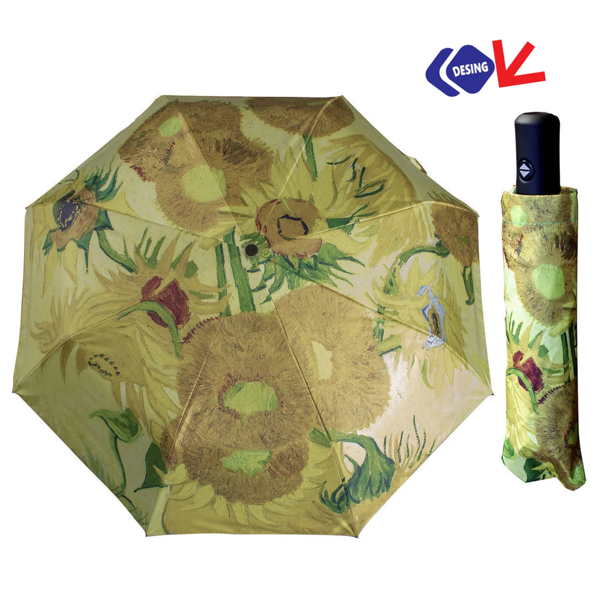 Sublimation Full Color Sunscreen Folding Automatic Eight-Bon 5