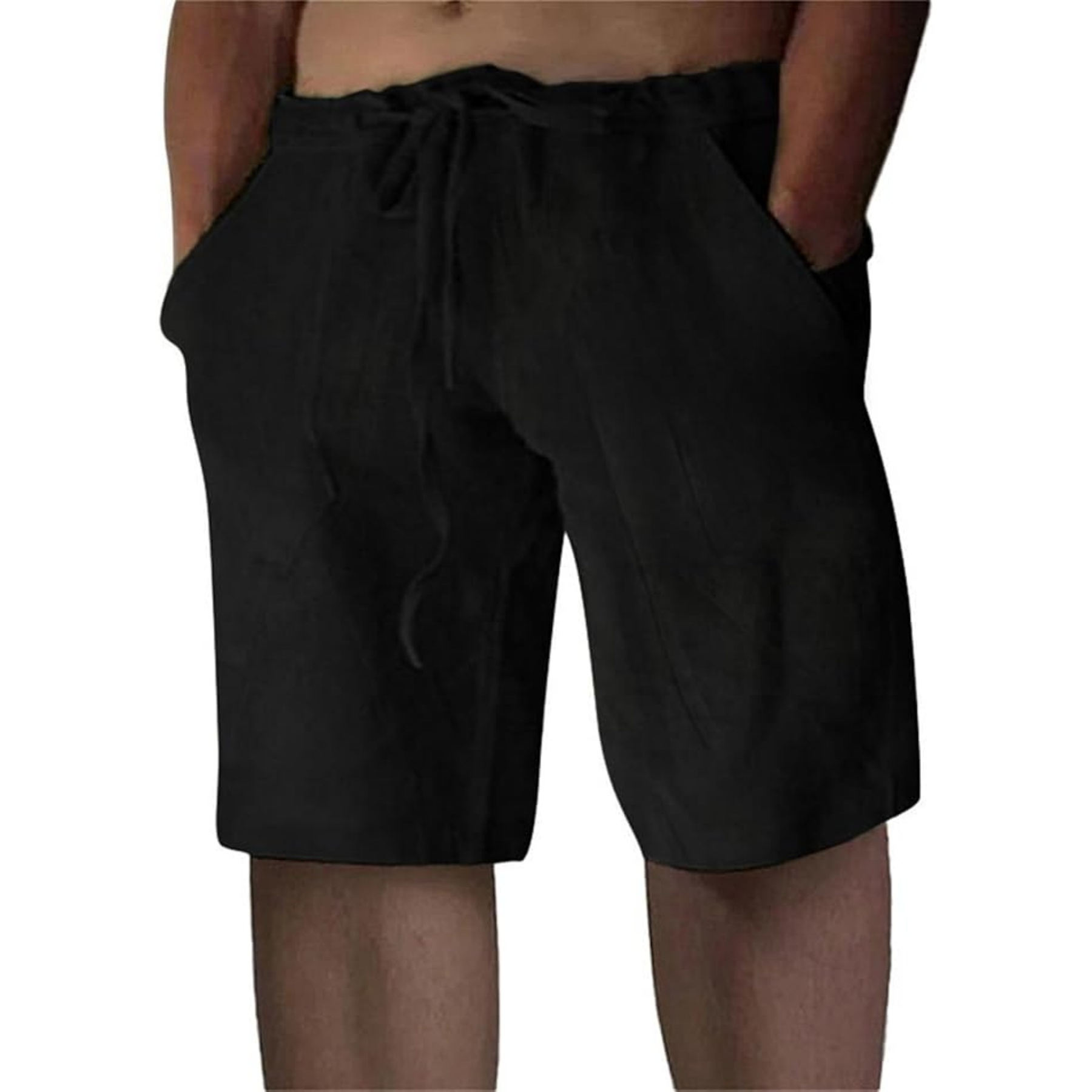 Men Linen Shorts 28