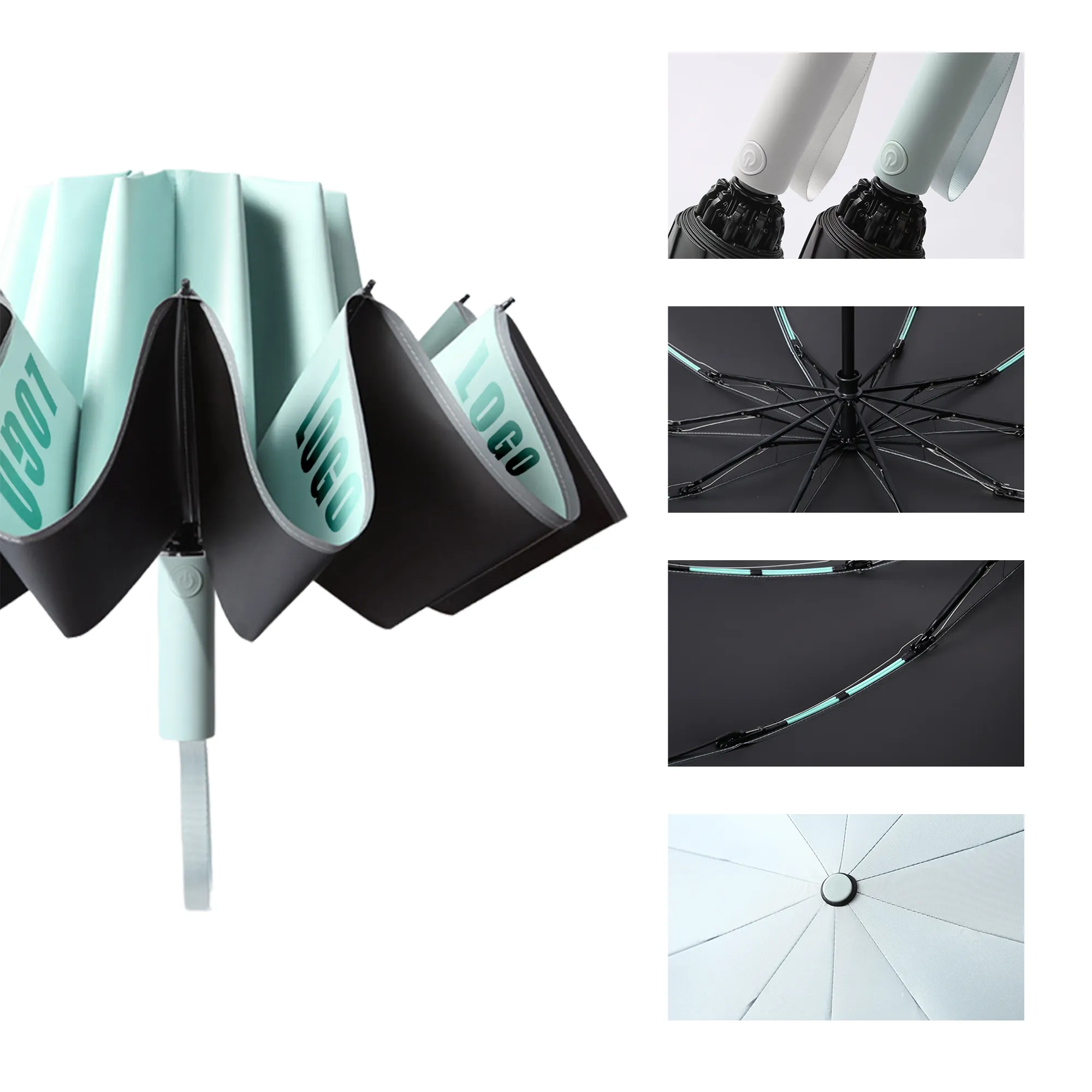 Full Automatic UV Folding Umbrella 8