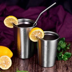 Reusable Stainless Steel Tumbler