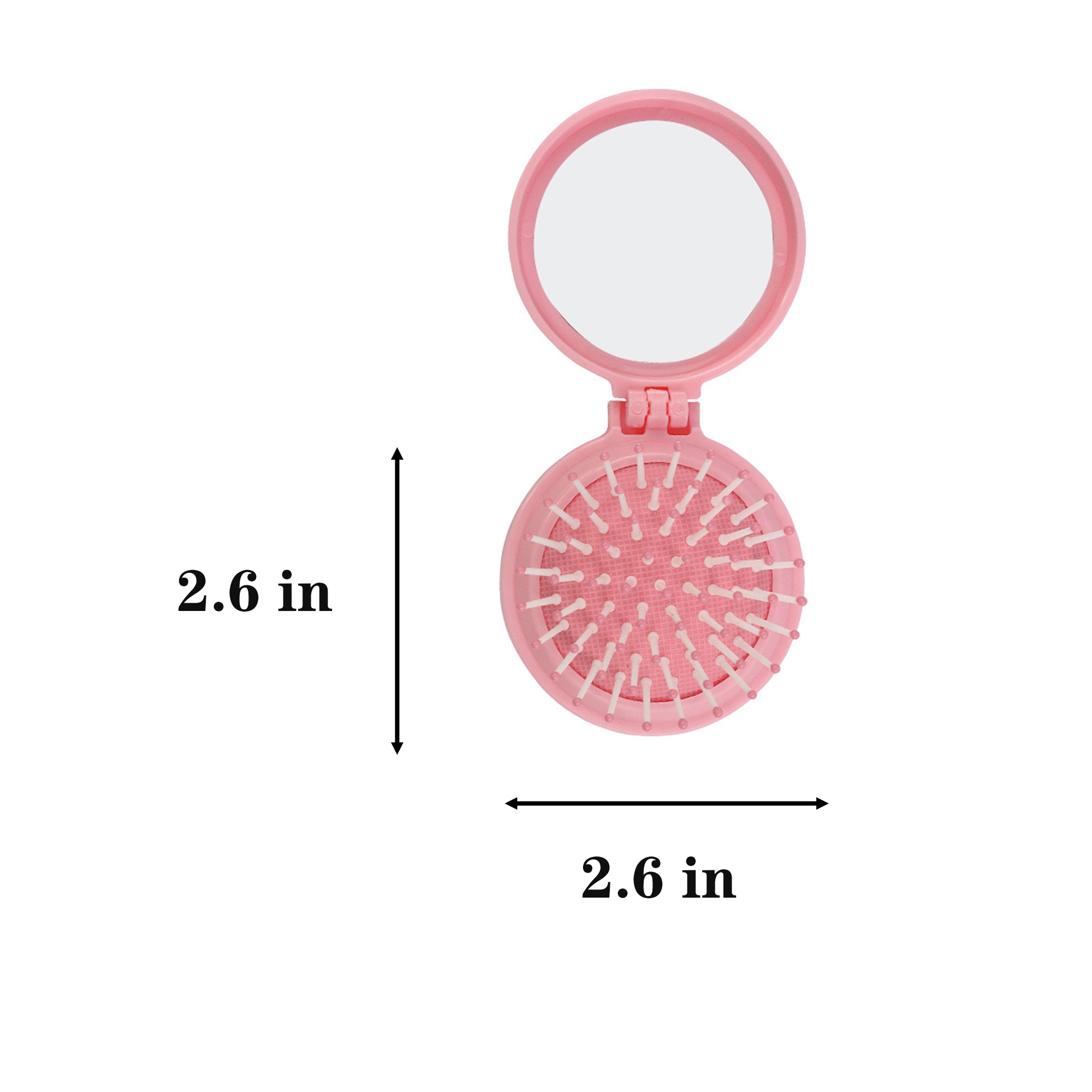 Mini Makeup Mirror With Retractable Air Cushion Comb 9