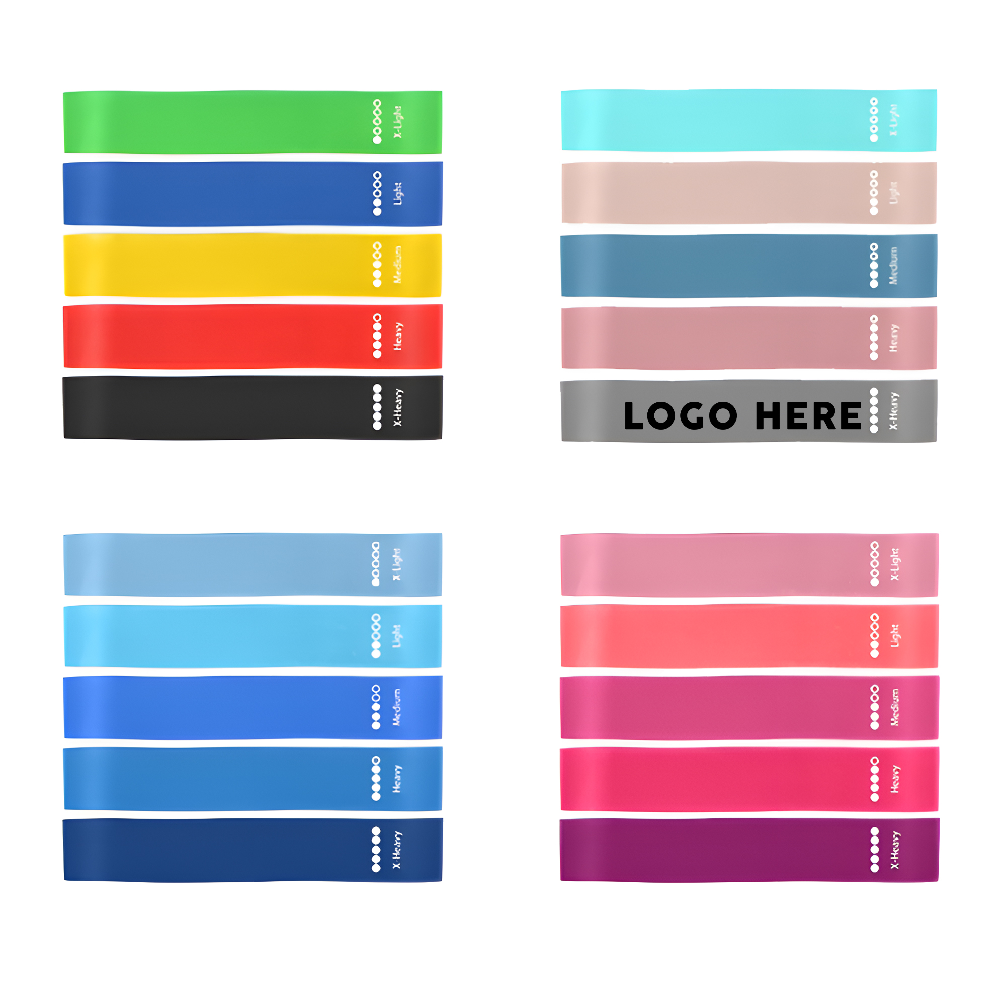 MOQ 50 Fitness Booty Bands for Squats Resistance Training