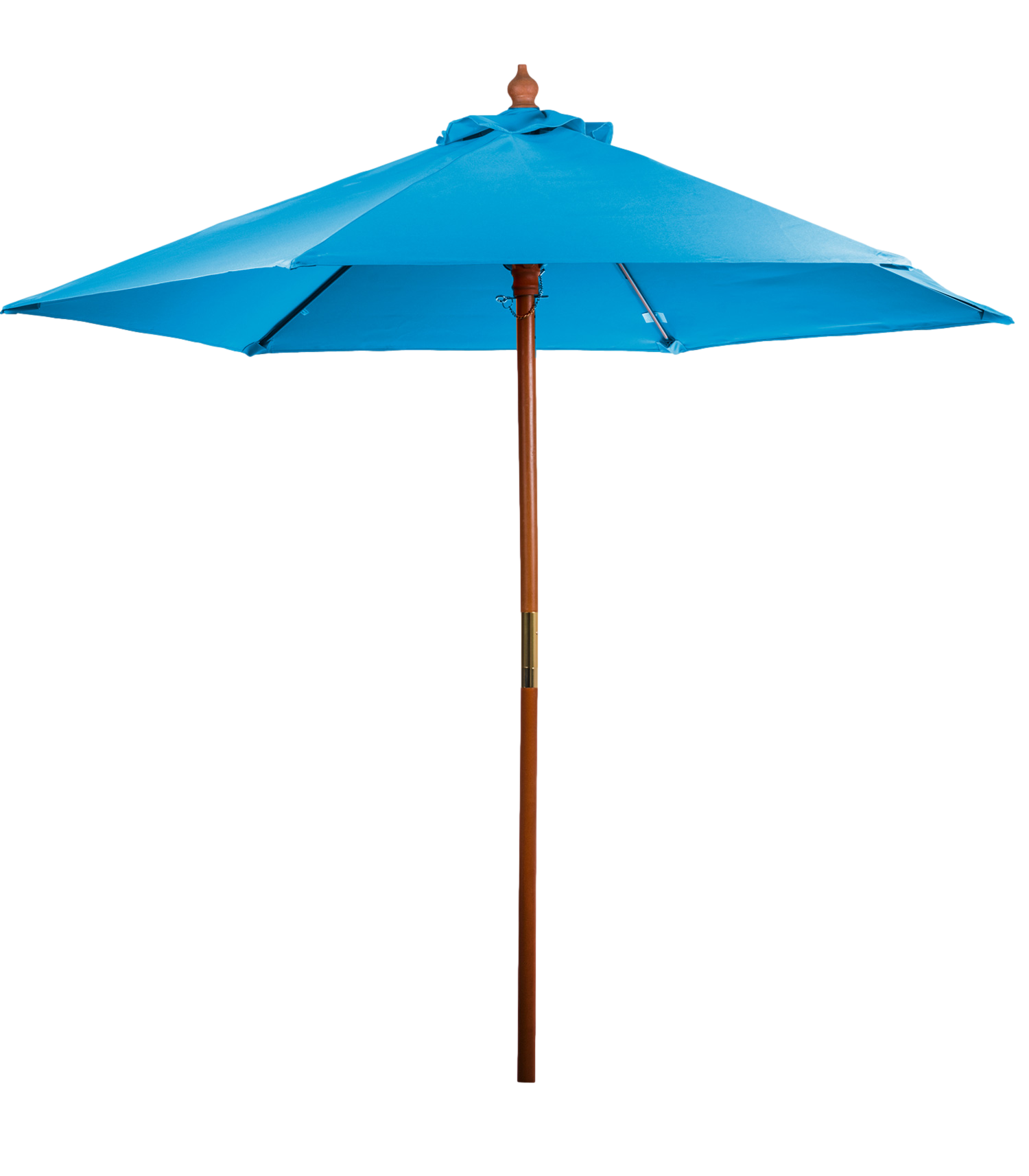 7' Wooden Market Umbrella 24