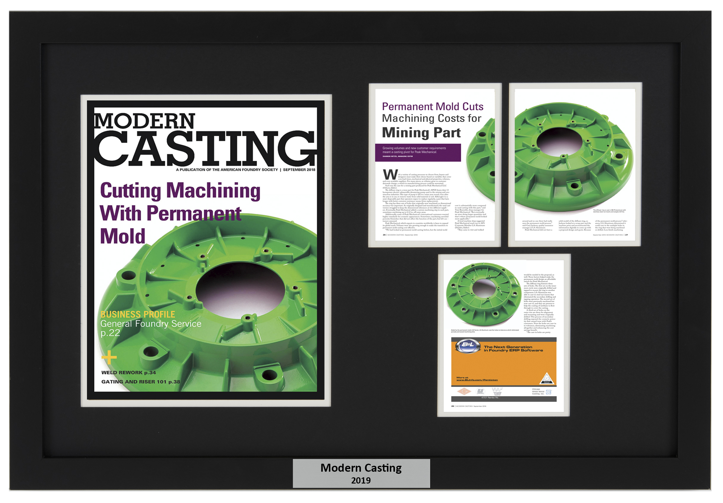 Prestige Media Award Frame