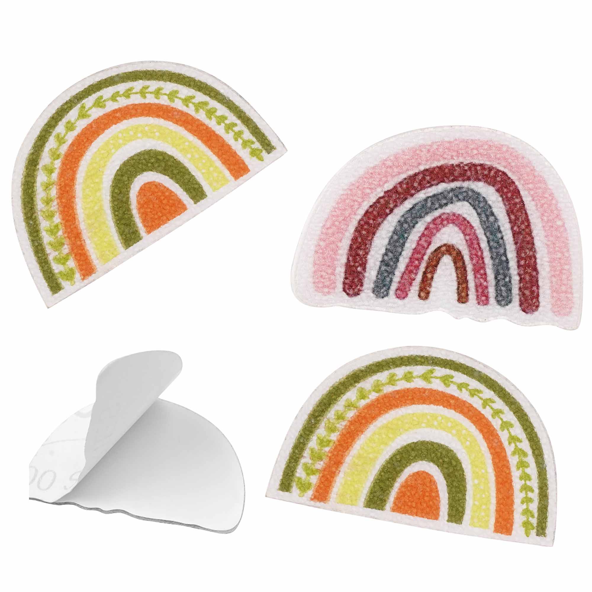 MOQ1000 PVC Tactile Stress Relief Calming Stickers