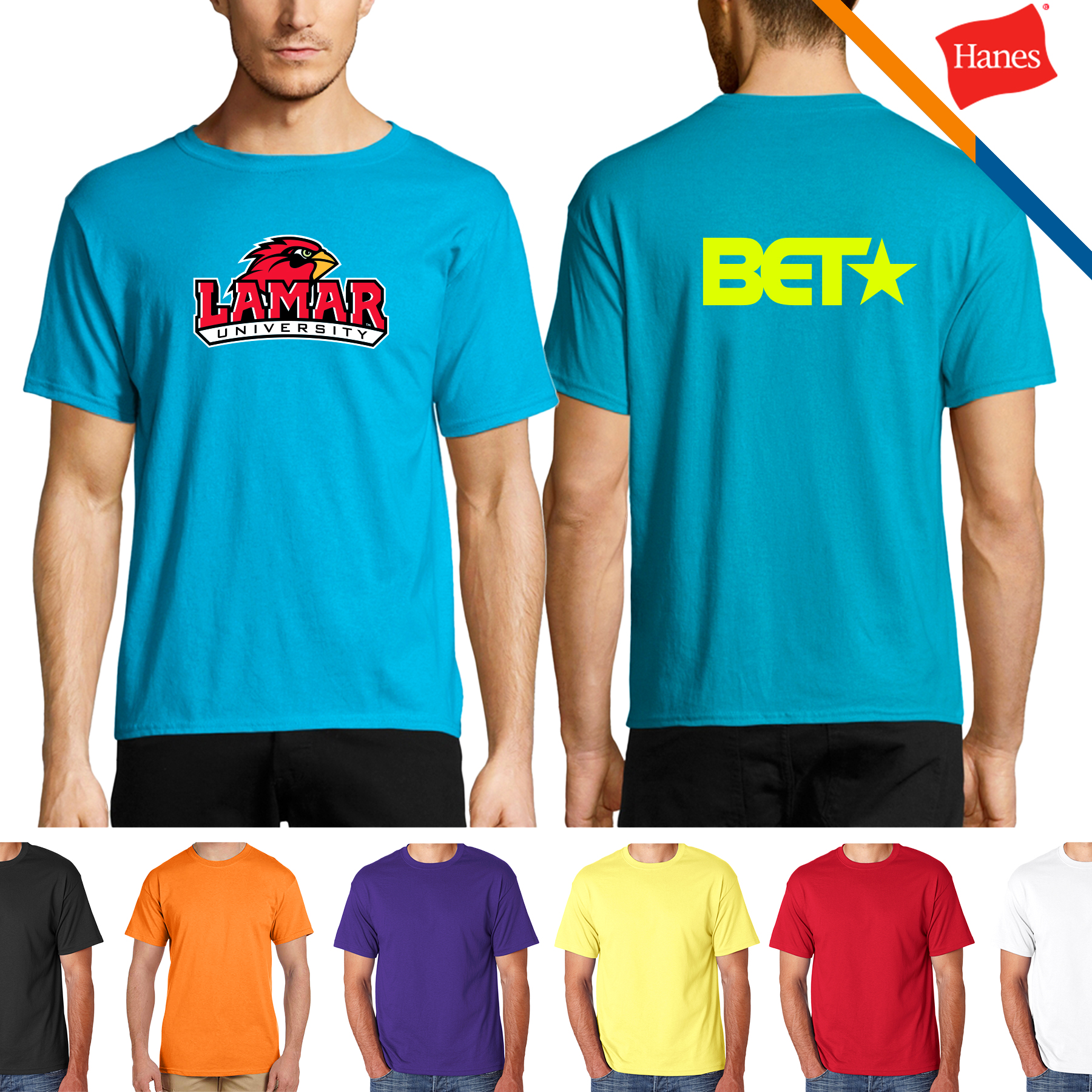 Hanes® 5.5 oz Cotton Blend Preshrunk T-shirts