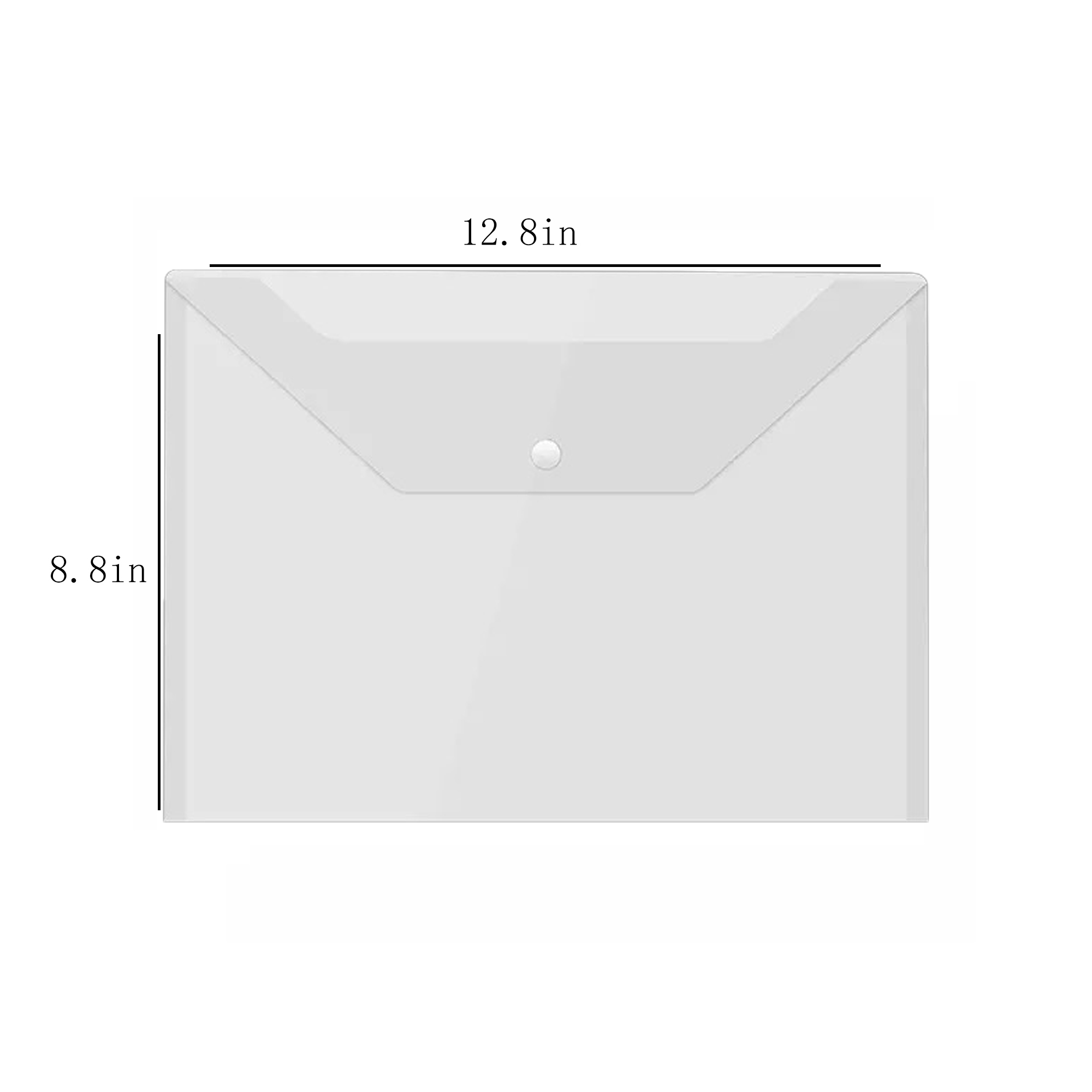 Stylish Transparent PP A4 File Pouch 11