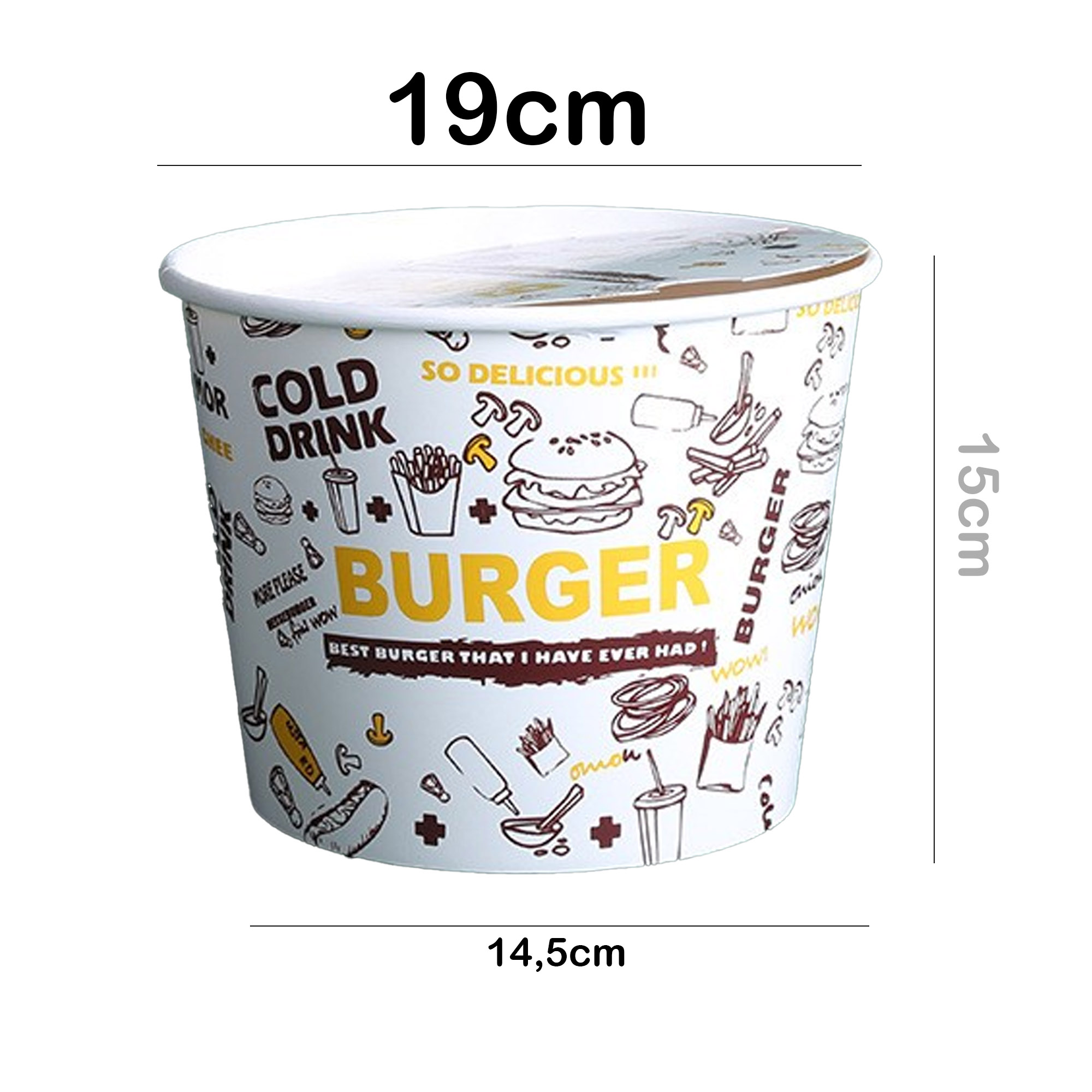 MOQ 500 pcs 85 Branded Snack Holder 4