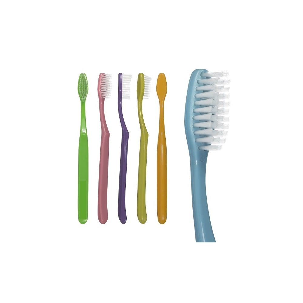 Adult Streamline Toothbrush - 37 Tufts 6 Assorted Colors 3