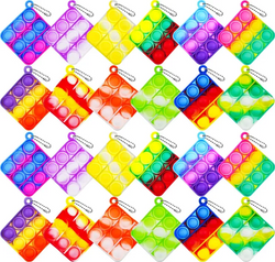 Push Bubble Fidget Sensory Toy With Buckle