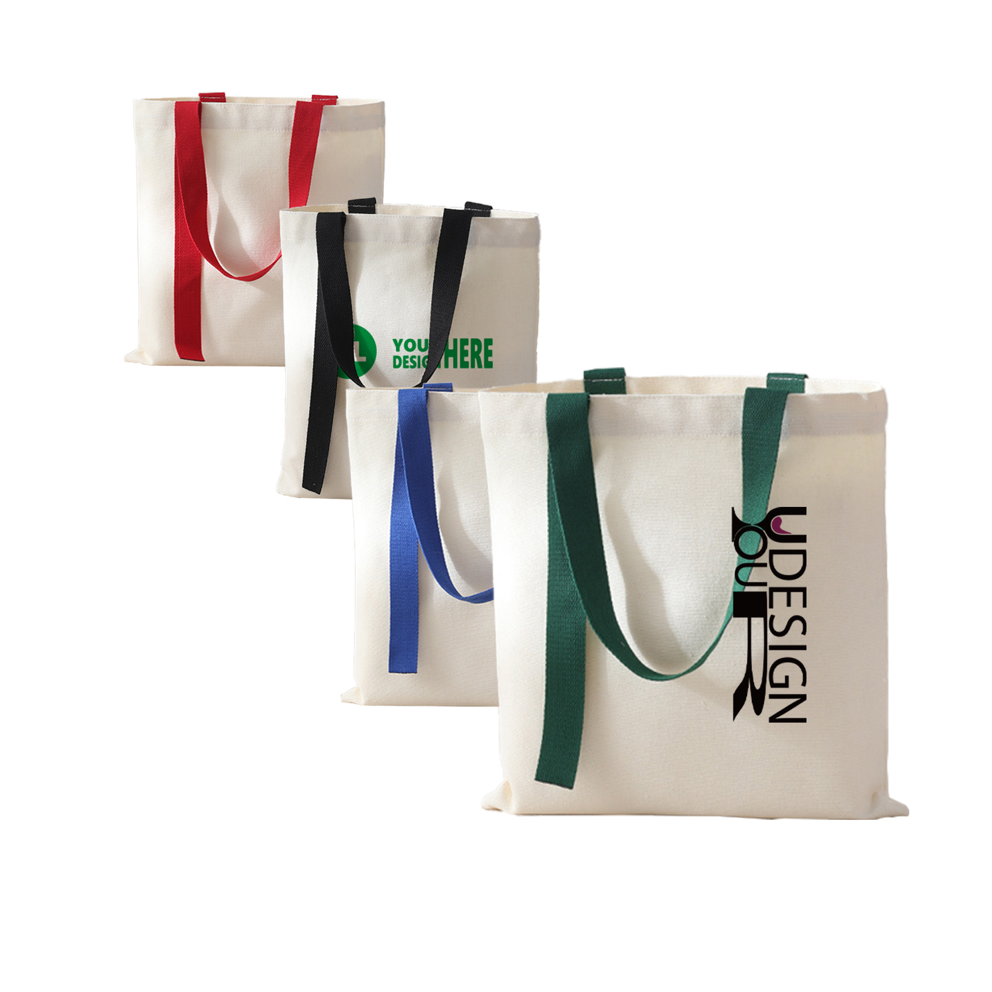 12oz Poly-Cotton Canvas Tote Bag 2