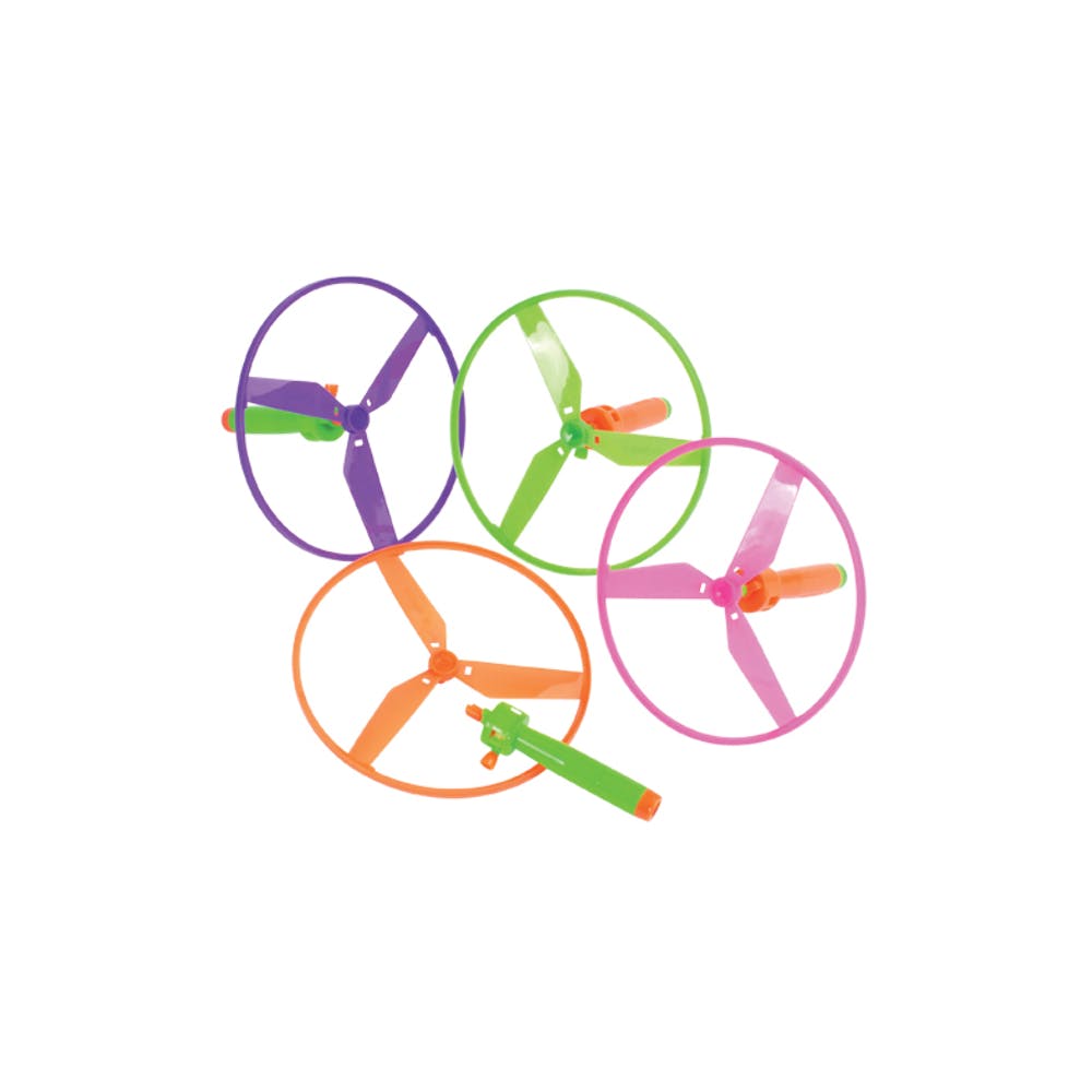 Pull String Disc Flyers - Assorted 5"