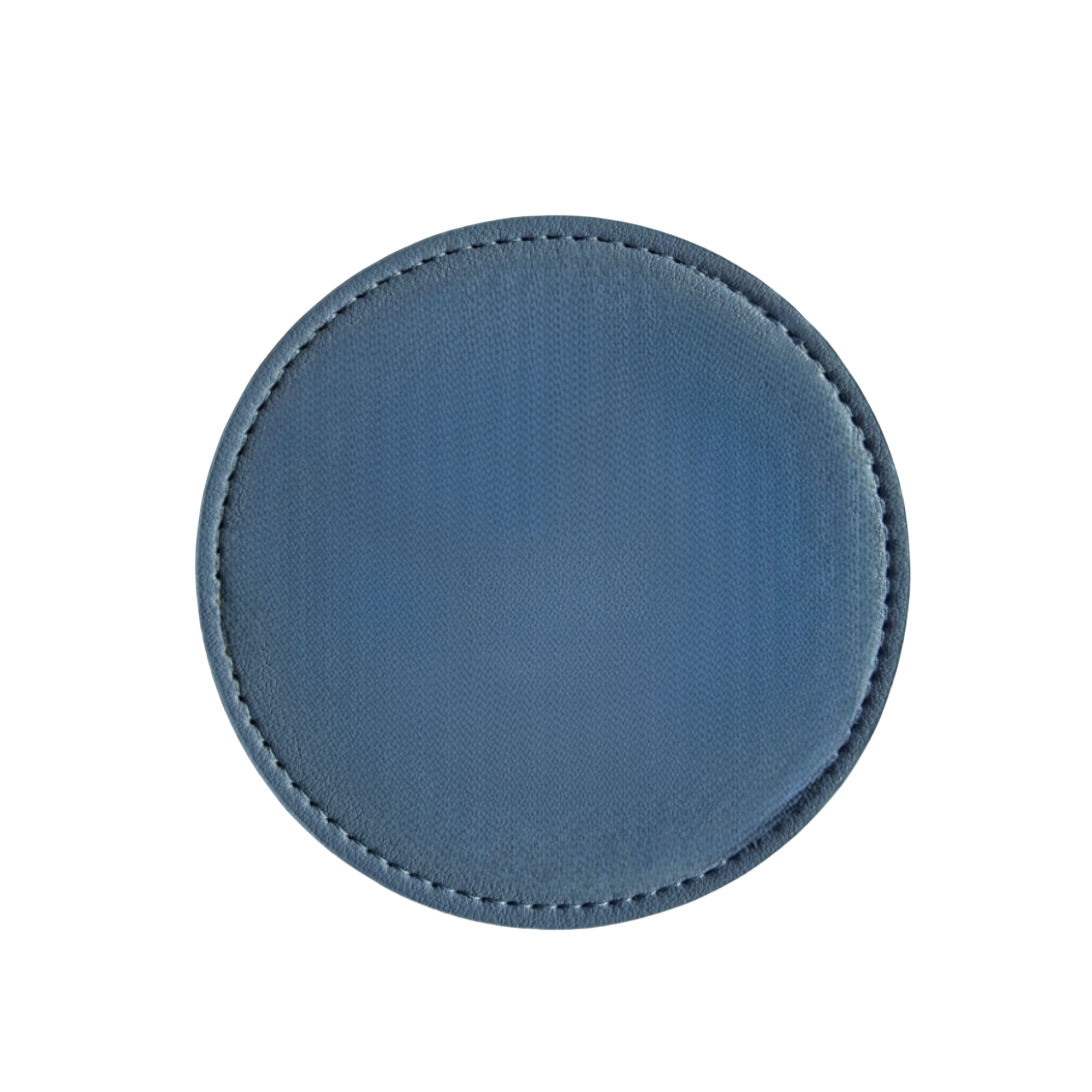 Round Leather Drink Coasters Protection for Home Decor 12