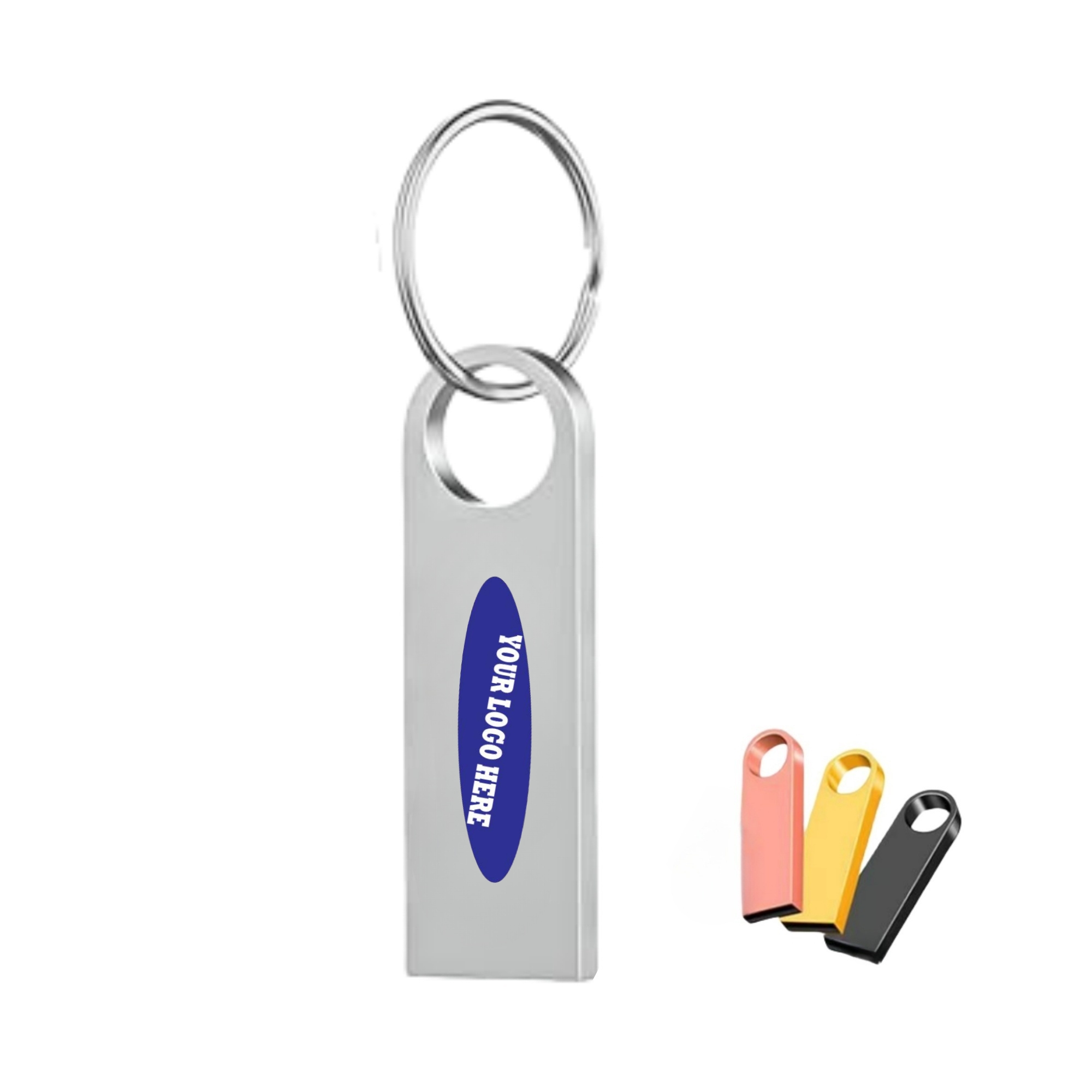 4GB Portable Flash Drives With Keychains 7