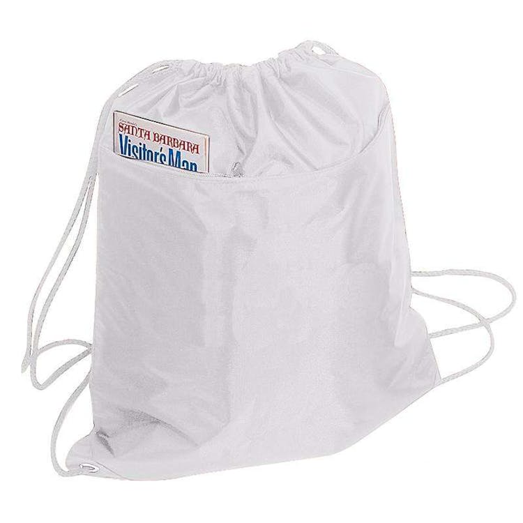 Drawstring Tote Bags - White 3