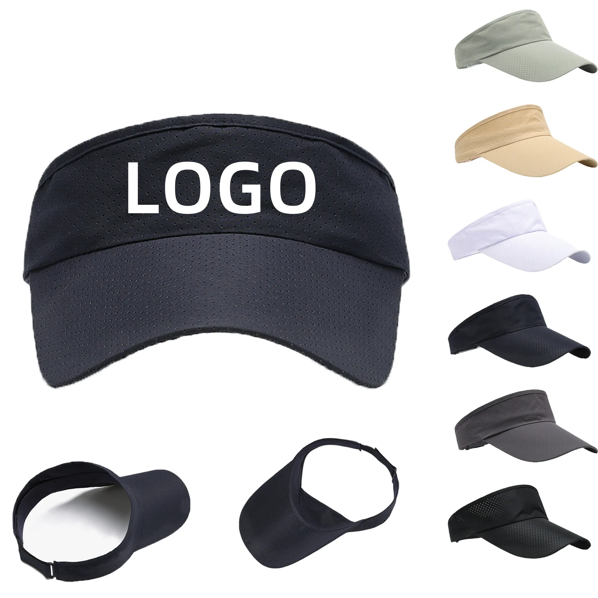 Lightweight Stretchy Sports Visor for Running Tennis Golf
