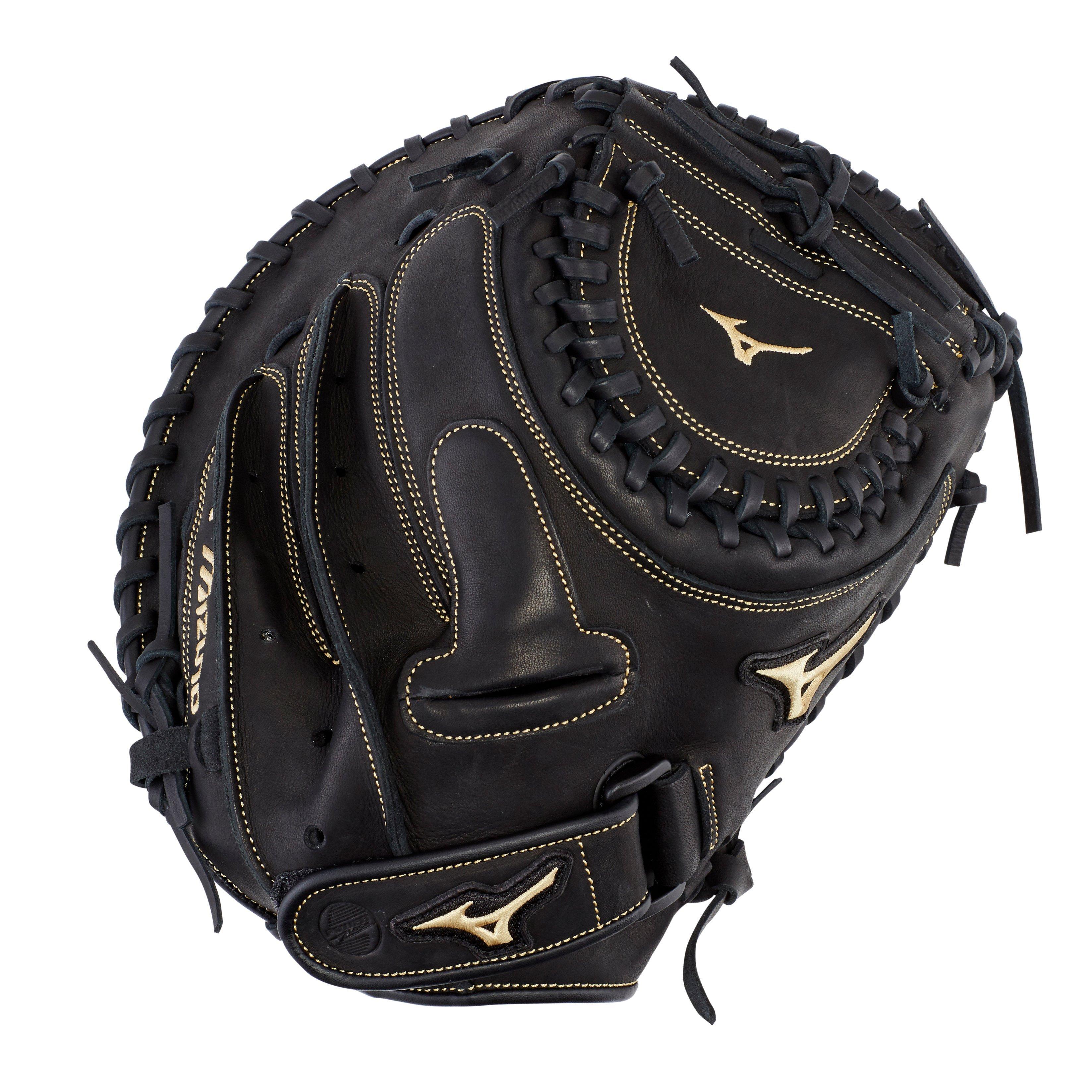 MVP Prime Fastpitch Softball Catcher's Mitt 34", BioSoft Leather, Center Pocket Design 10