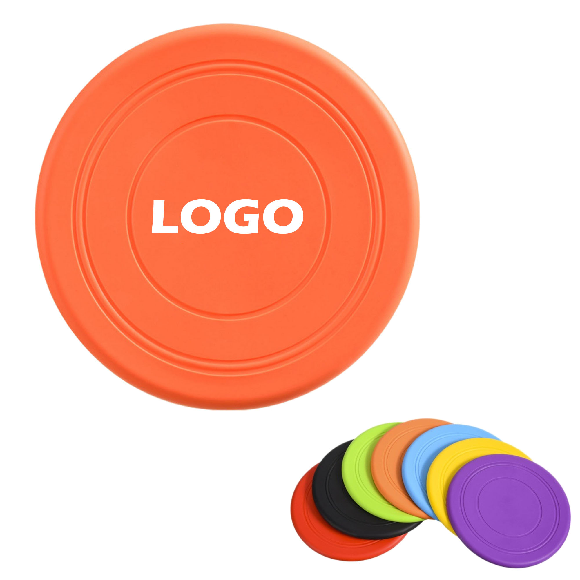 Soft Rubber Dog Flying Disc Toy