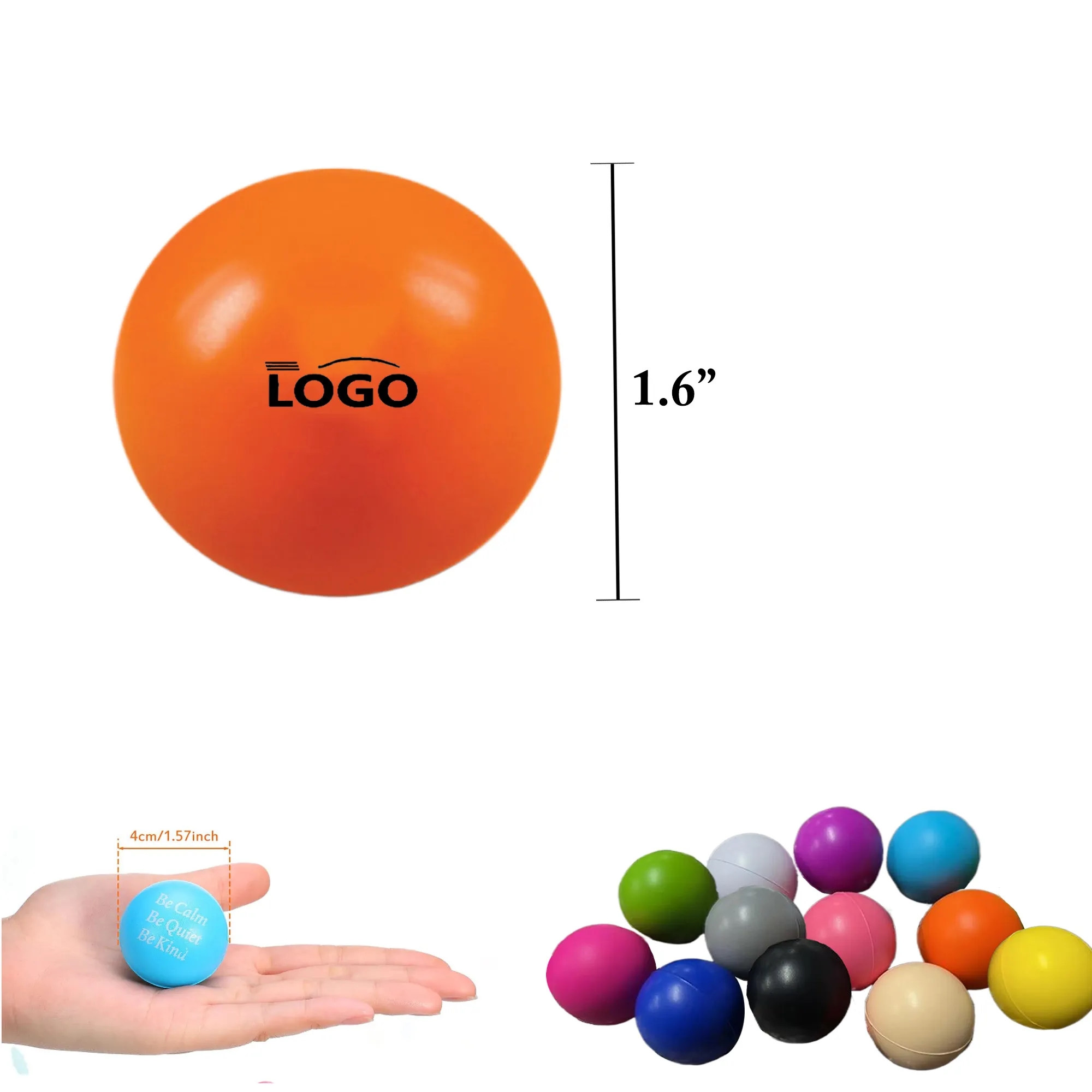 Multi Size PU Stress Relief Squeeze Balls 8