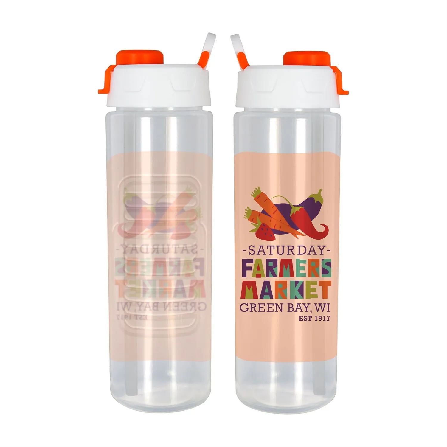 Sip or Swig 24 oz. Full Color Debossed Bottle 2