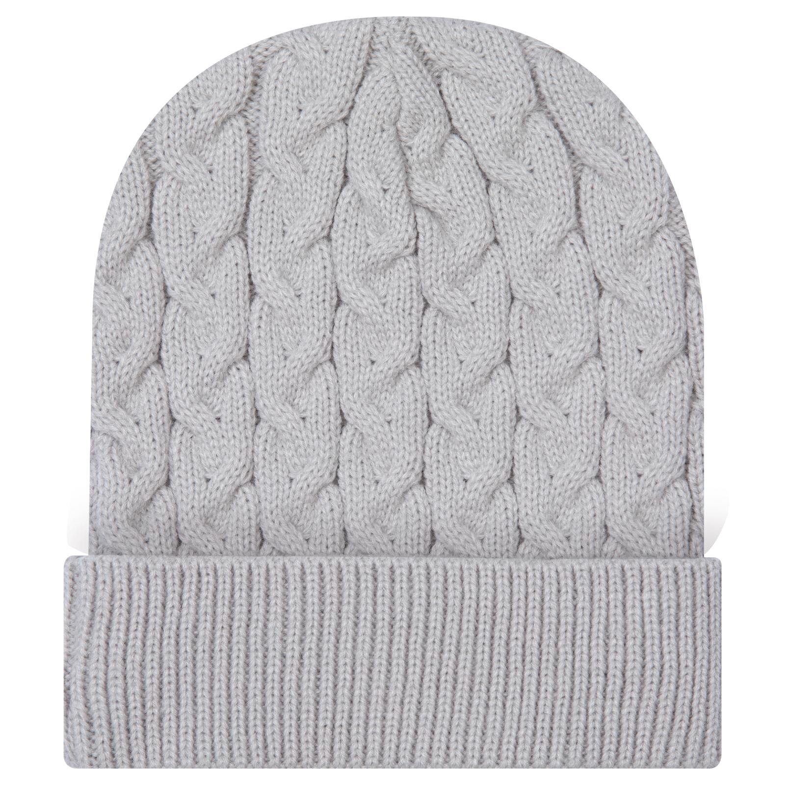 OTTO CAP® 12" Cable Knit Beanie w/ Rib Knit Cuff 4