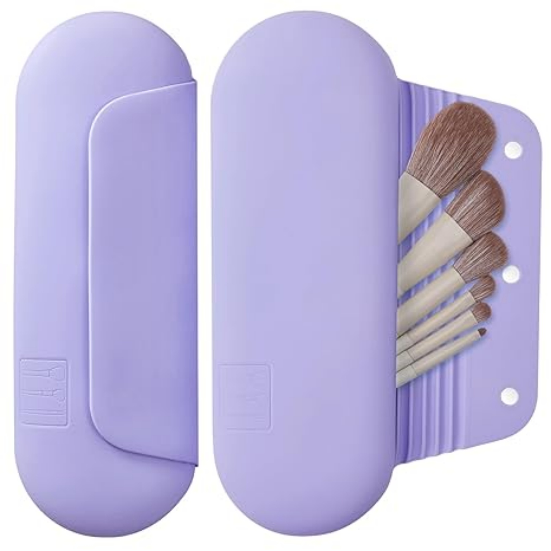 Silicone Magnetic Cosmetic Brush Bag 26
