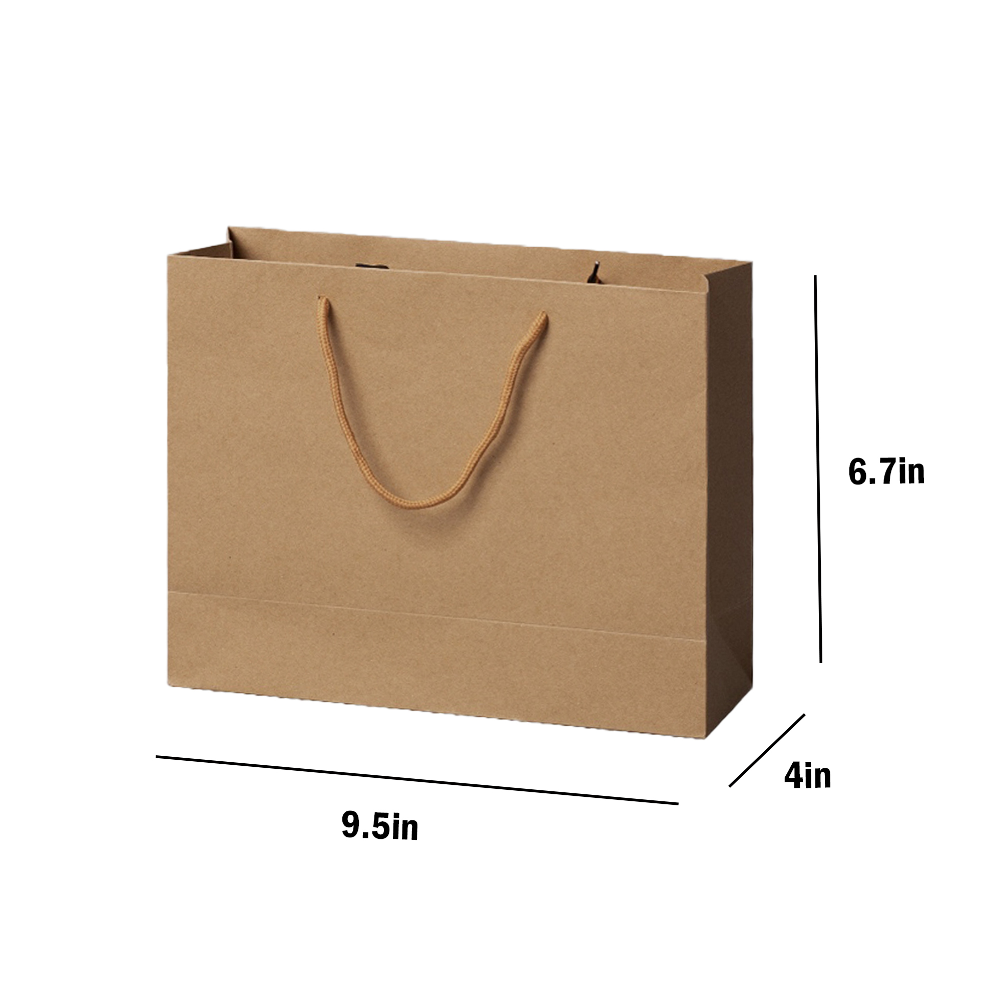 Customizable Horizontal Cardstock Tote Bag 11